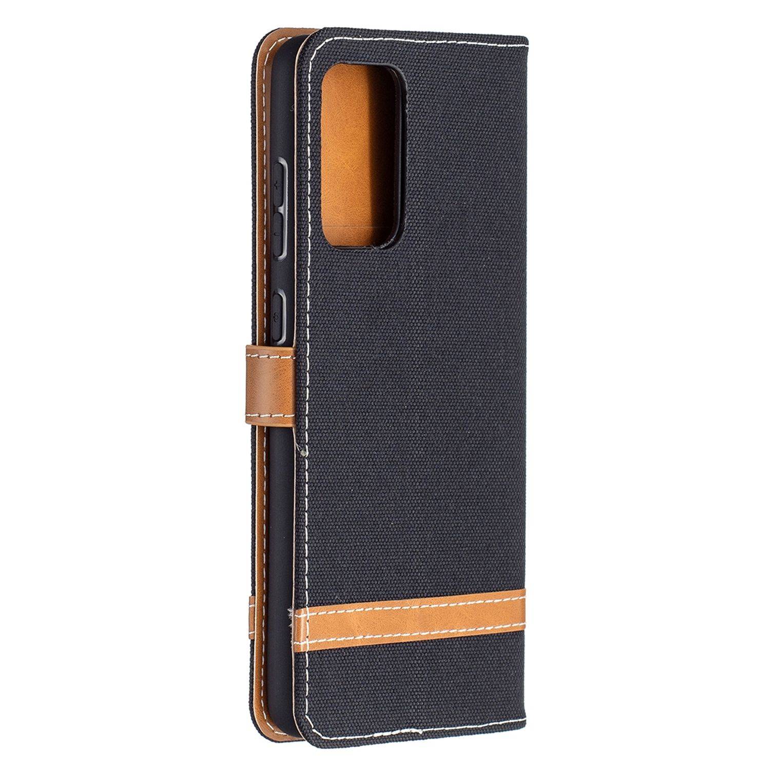 Samsung Galaxy A72 5G Handyhülle Bookcover Schwarz