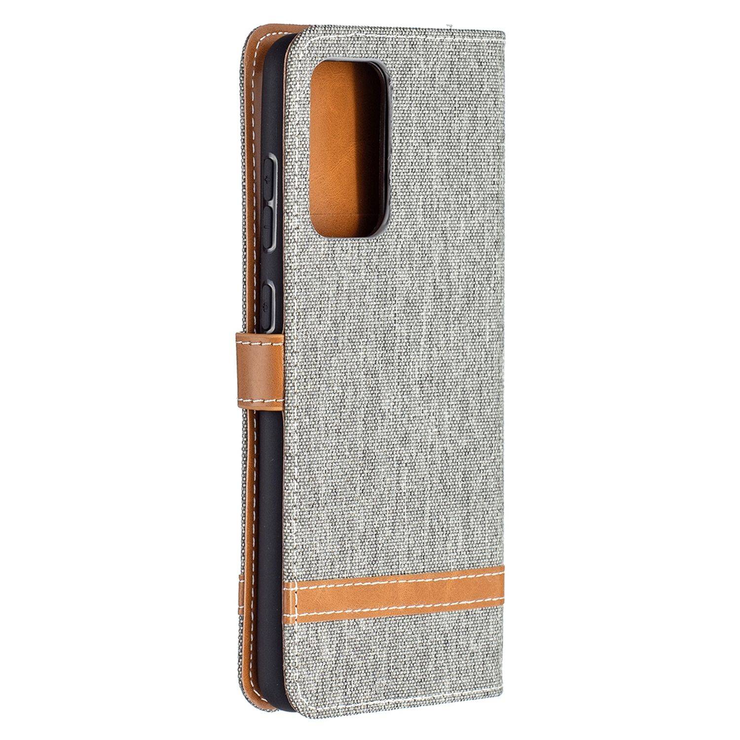 Samsung Galaxy A72 5G Handyhülle Bookcover Grau