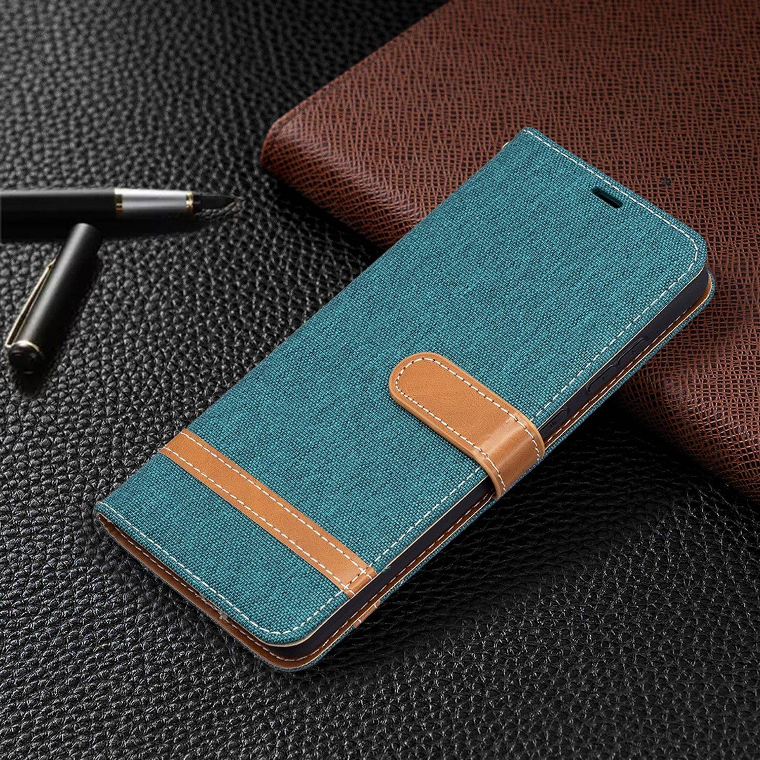 Samsung Galaxy A72 5G Handyhülle Bookcover Grün