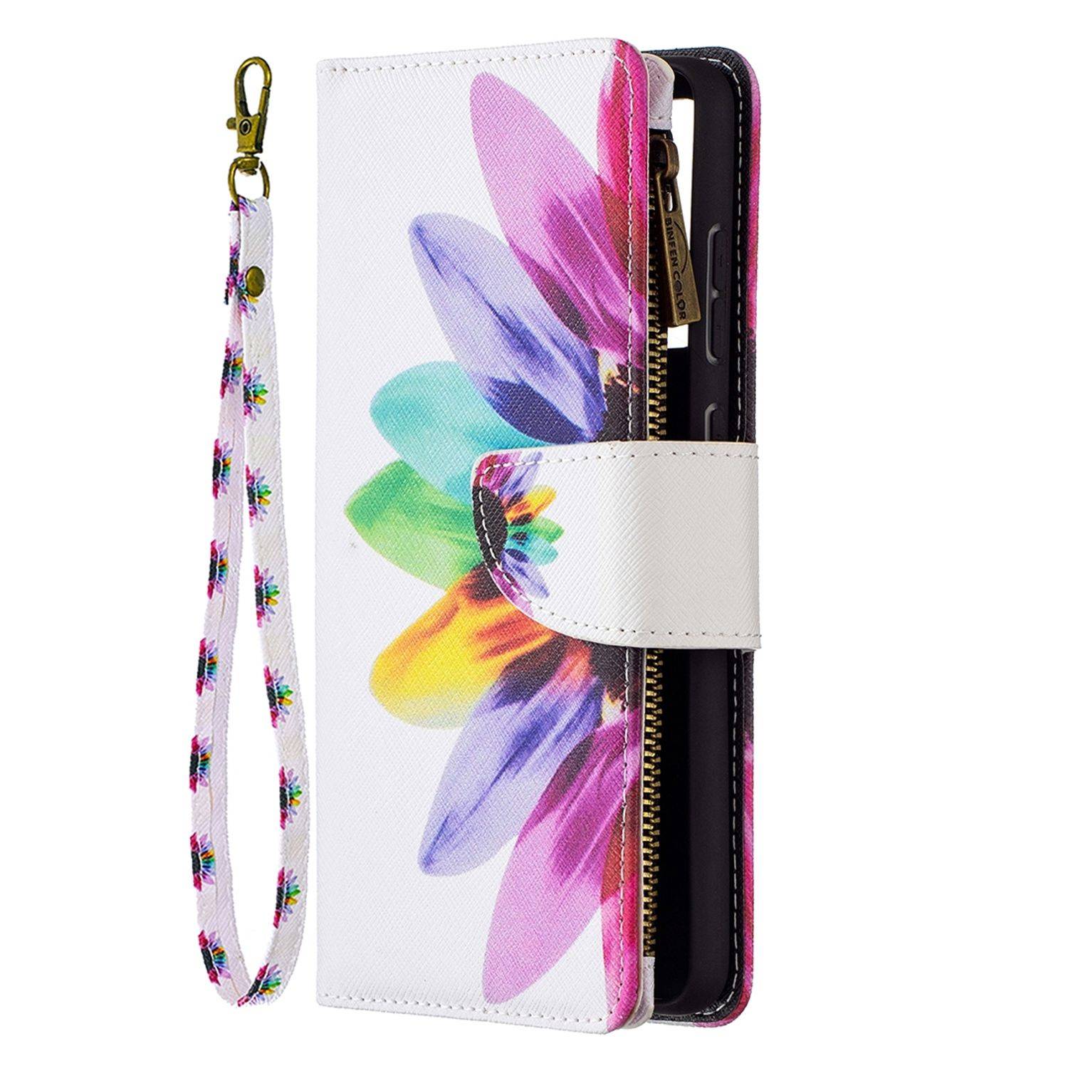 Samsung Galaxy A72 5G Handyhülle Bookcover Weiß