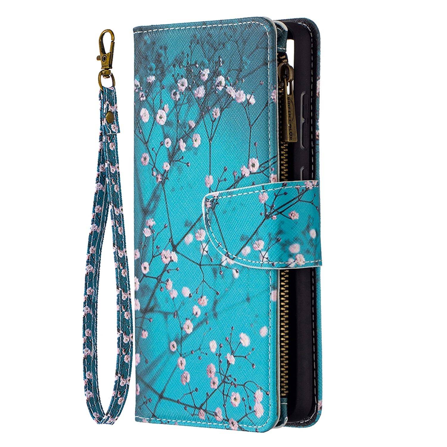 Samsung Galaxy A72 5G Handyhülle Bookcover Blau