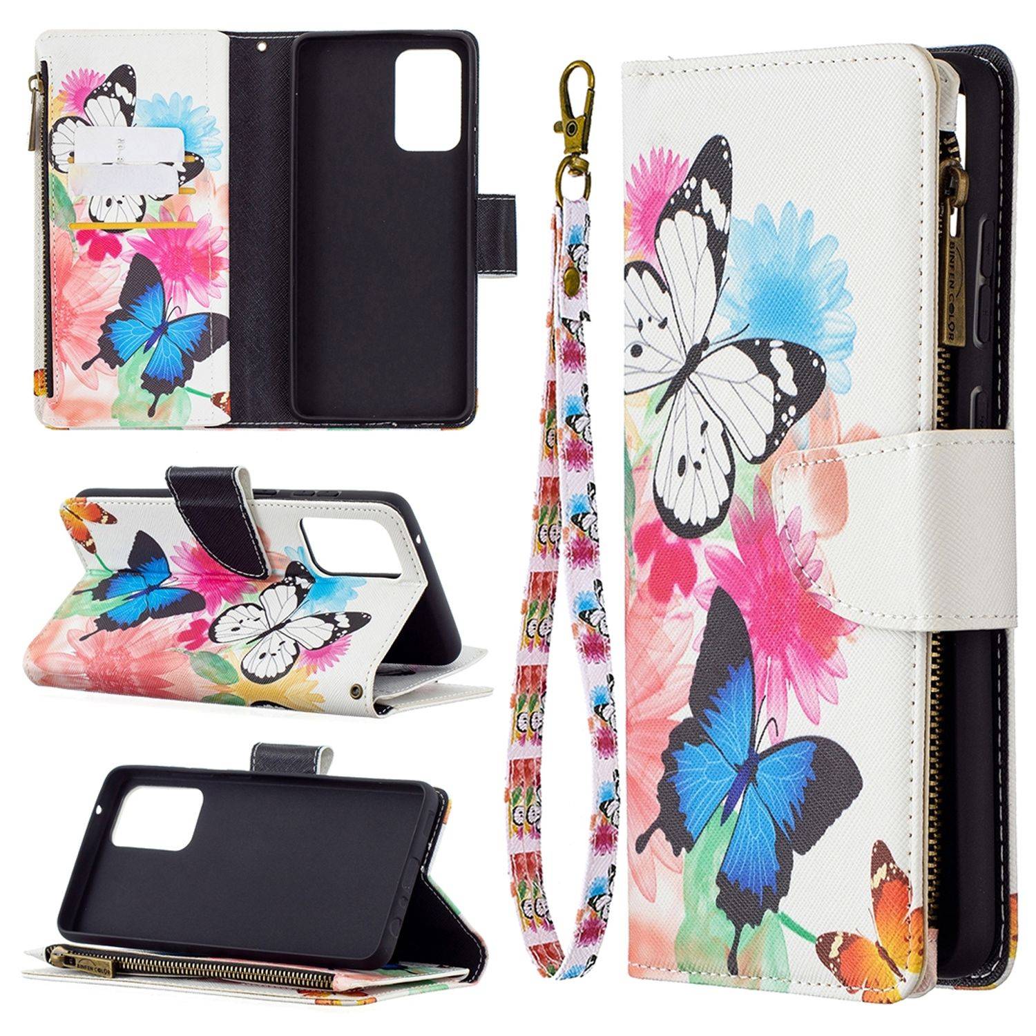 Samsung Galaxy A72 5G Handyhülle Bookcover Weiß