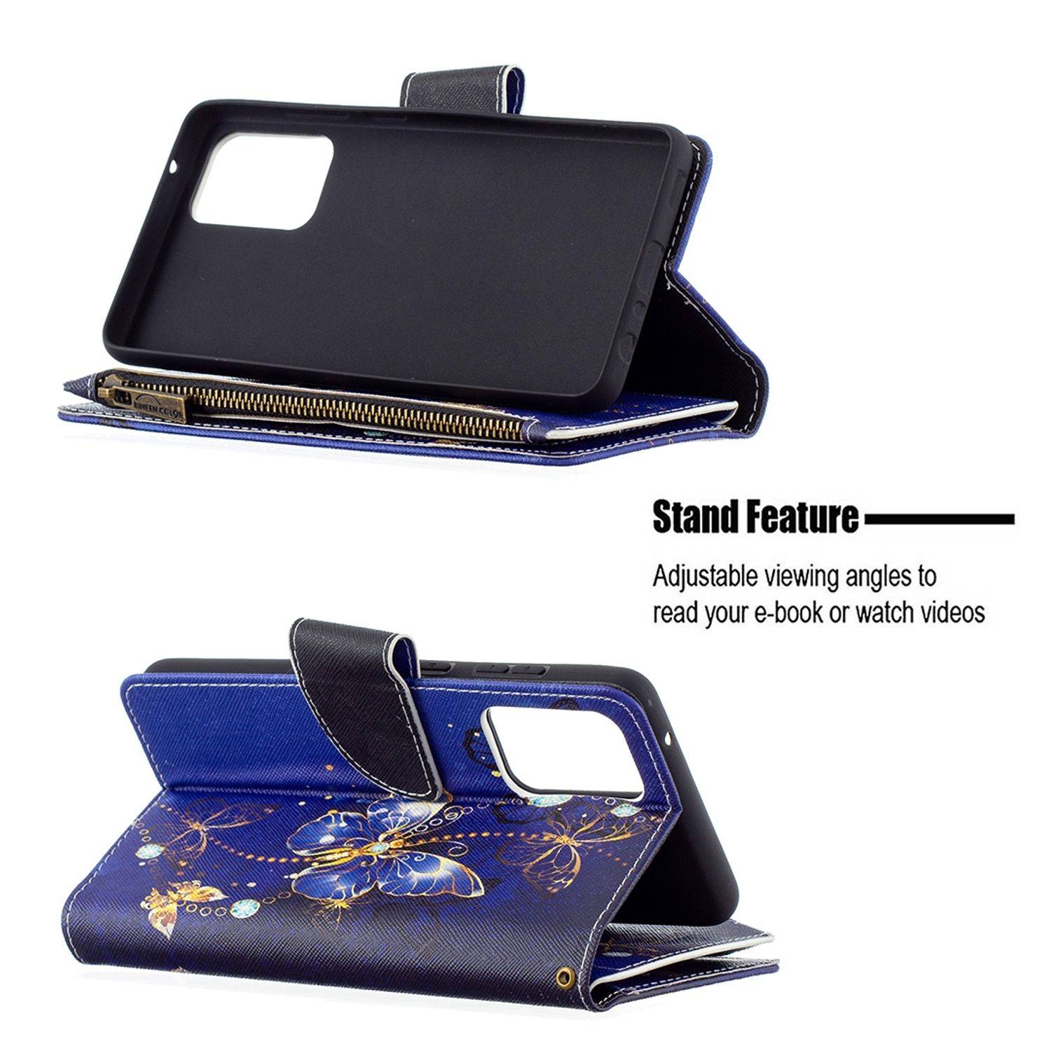 Samsung Galaxy A72 5G Handyhülle Bookcover Violett