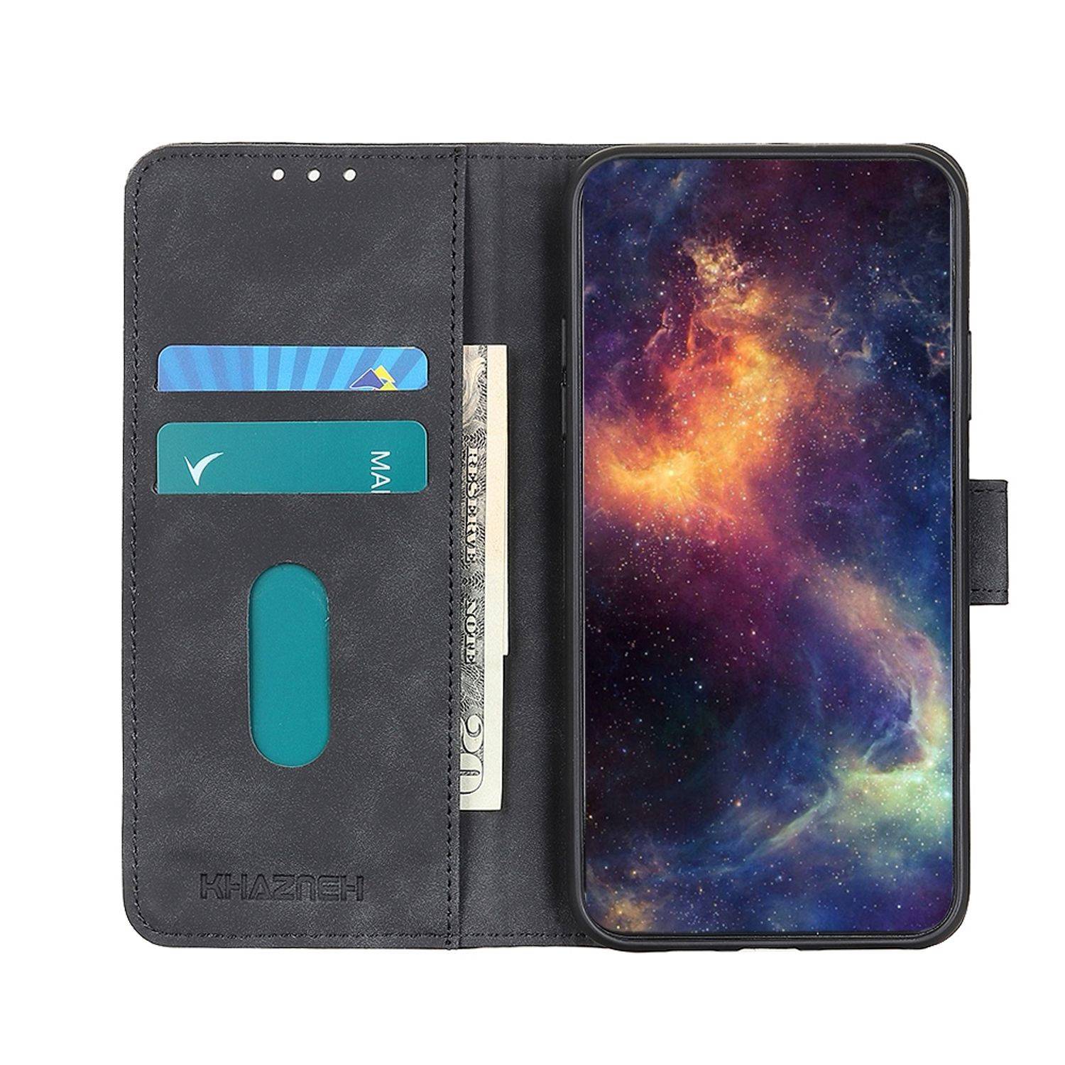 Samsung Galaxy A72 5G Handyhülle Bookcover Schwarz