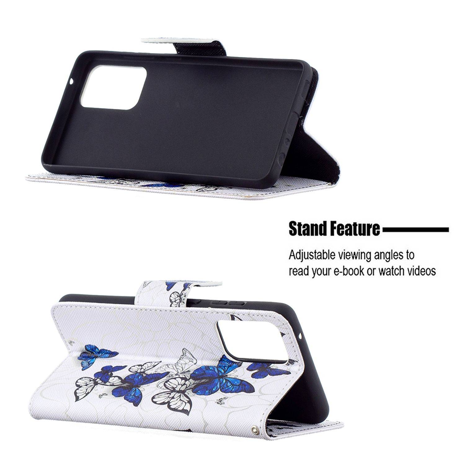 Samsung Galaxy A72 5G Handyhülle Bookcover Weiß