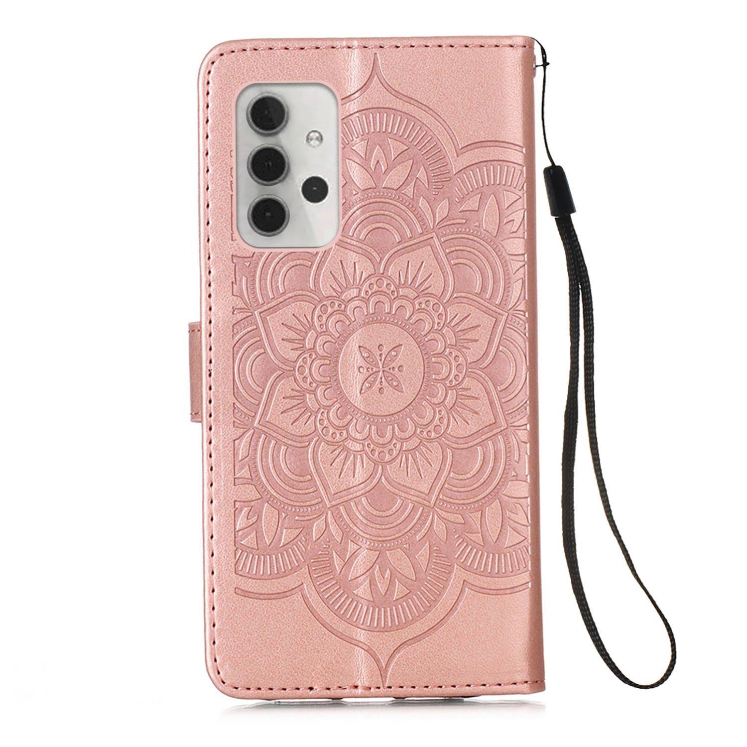 Samsung Galaxy A32 5G Handyhülle Bookcover Rosa