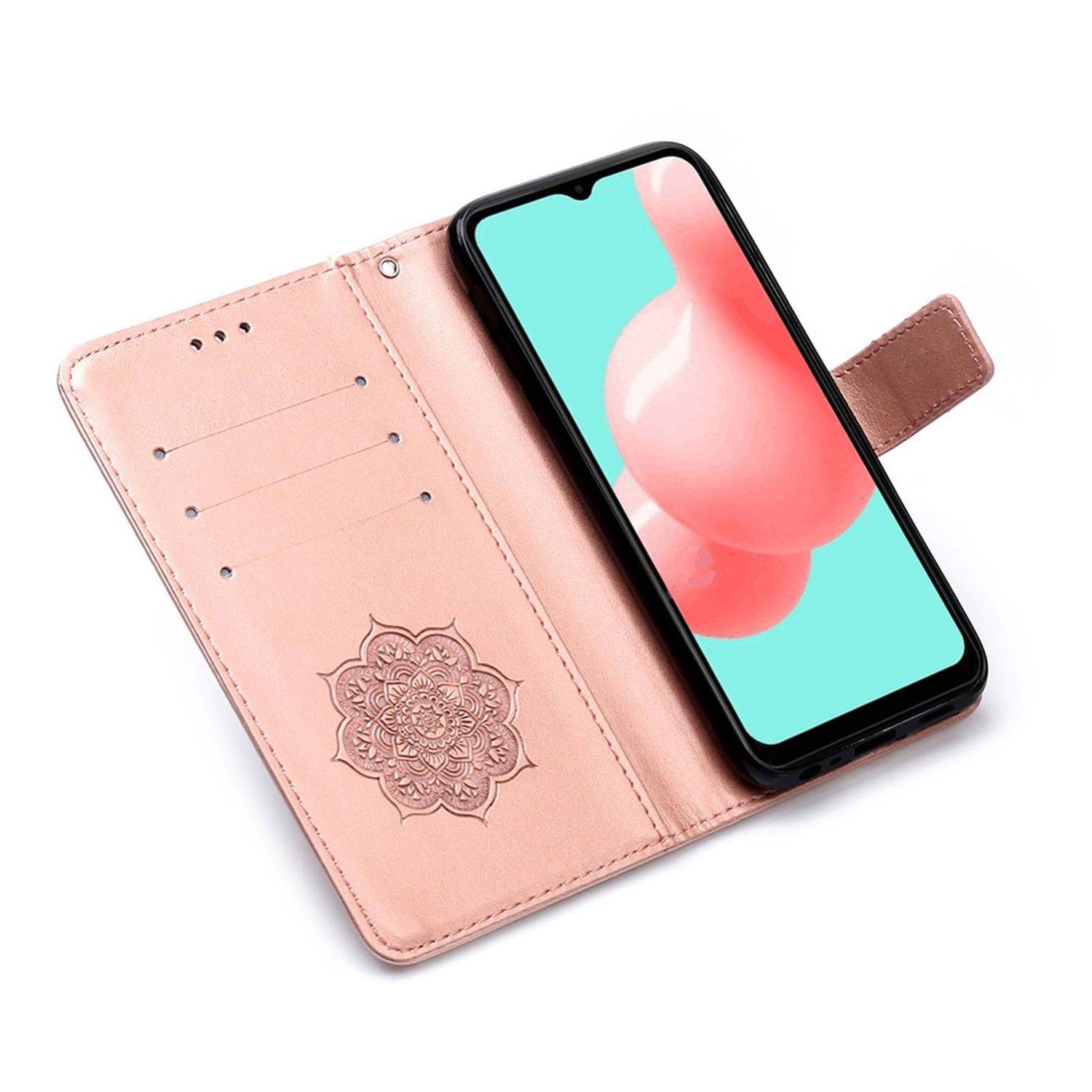 Samsung Galaxy A32 5G Handyhülle Bookcover Rosa