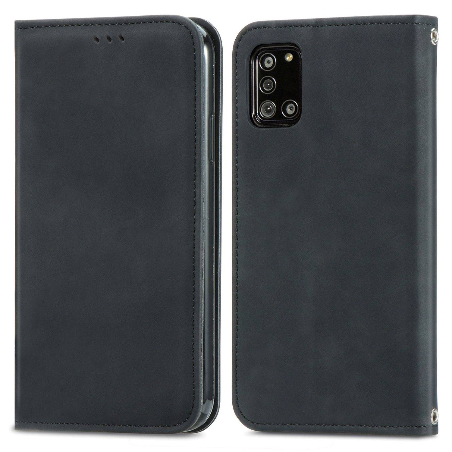 Samsung Galaxy A32 5G Handyhülle Bookcover Schwarz