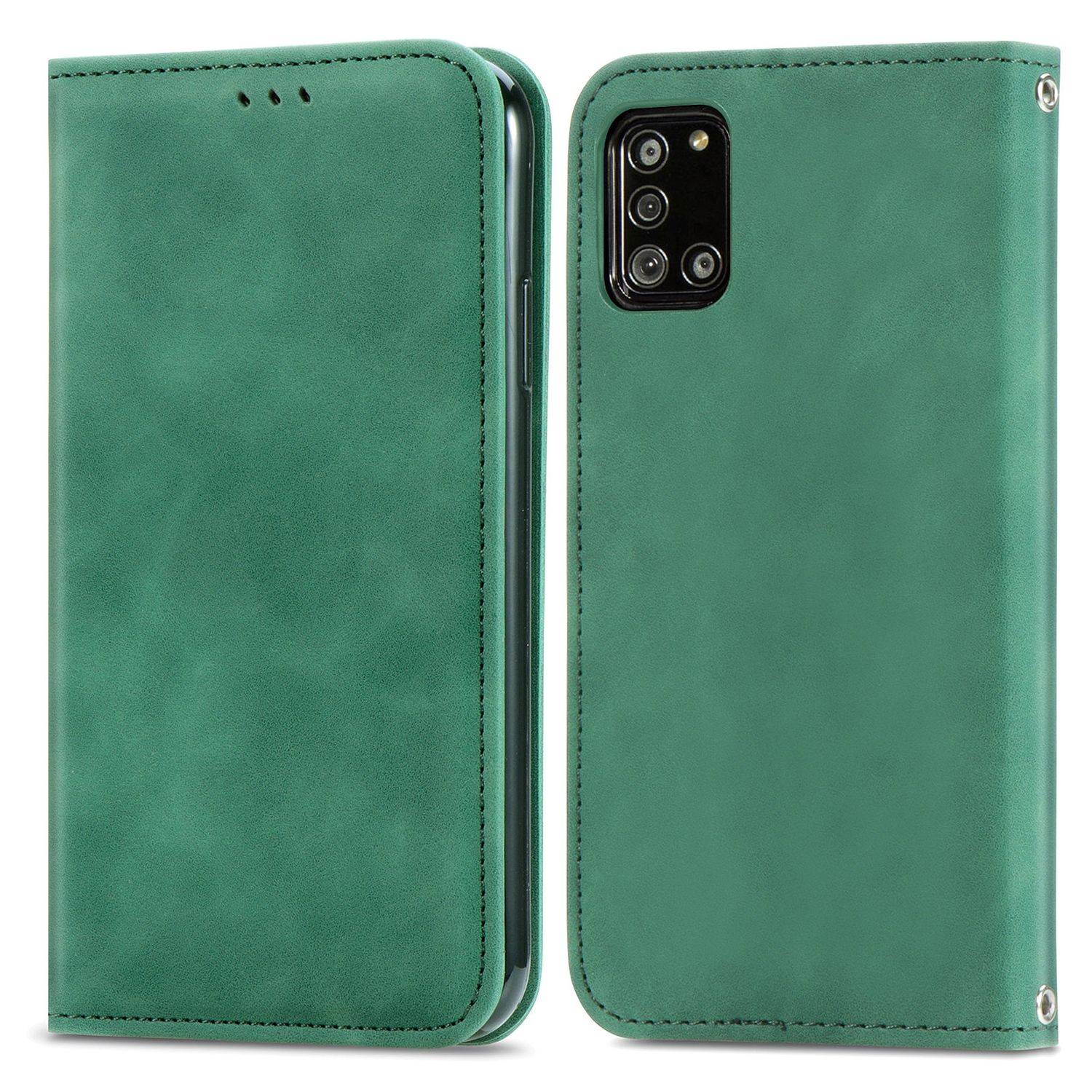 Samsung Galaxy A32 5G Handyhülle Bookcover Grün