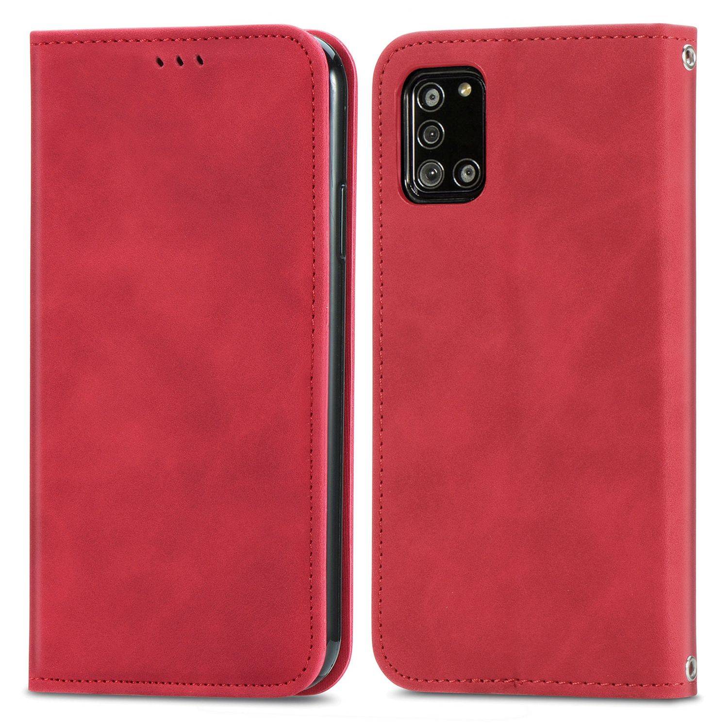 Samsung Galaxy A32 5G Handyhülle Bookcover Rot