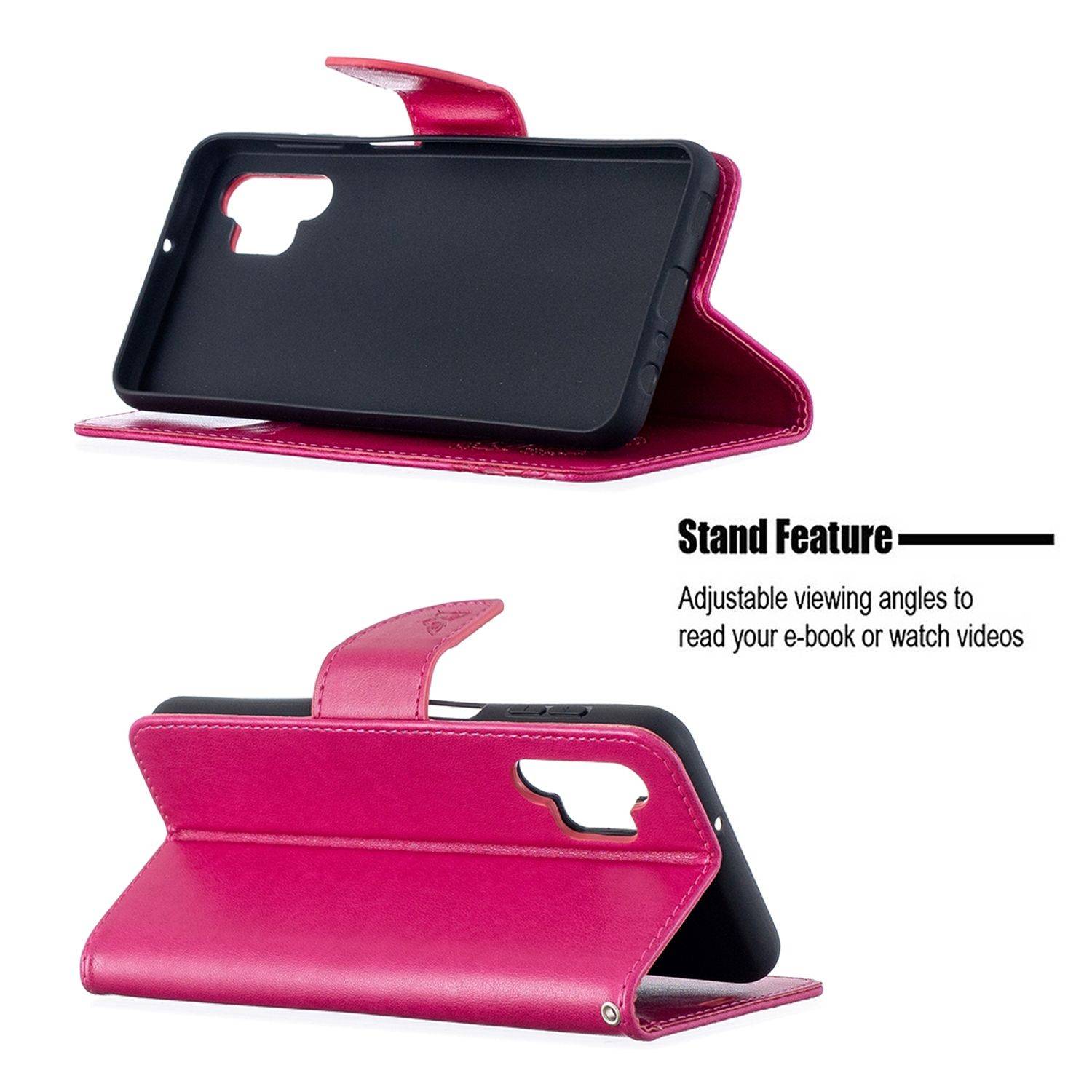 Samsung Galaxy A32 5G Handyhülle Bookcover Rosa
