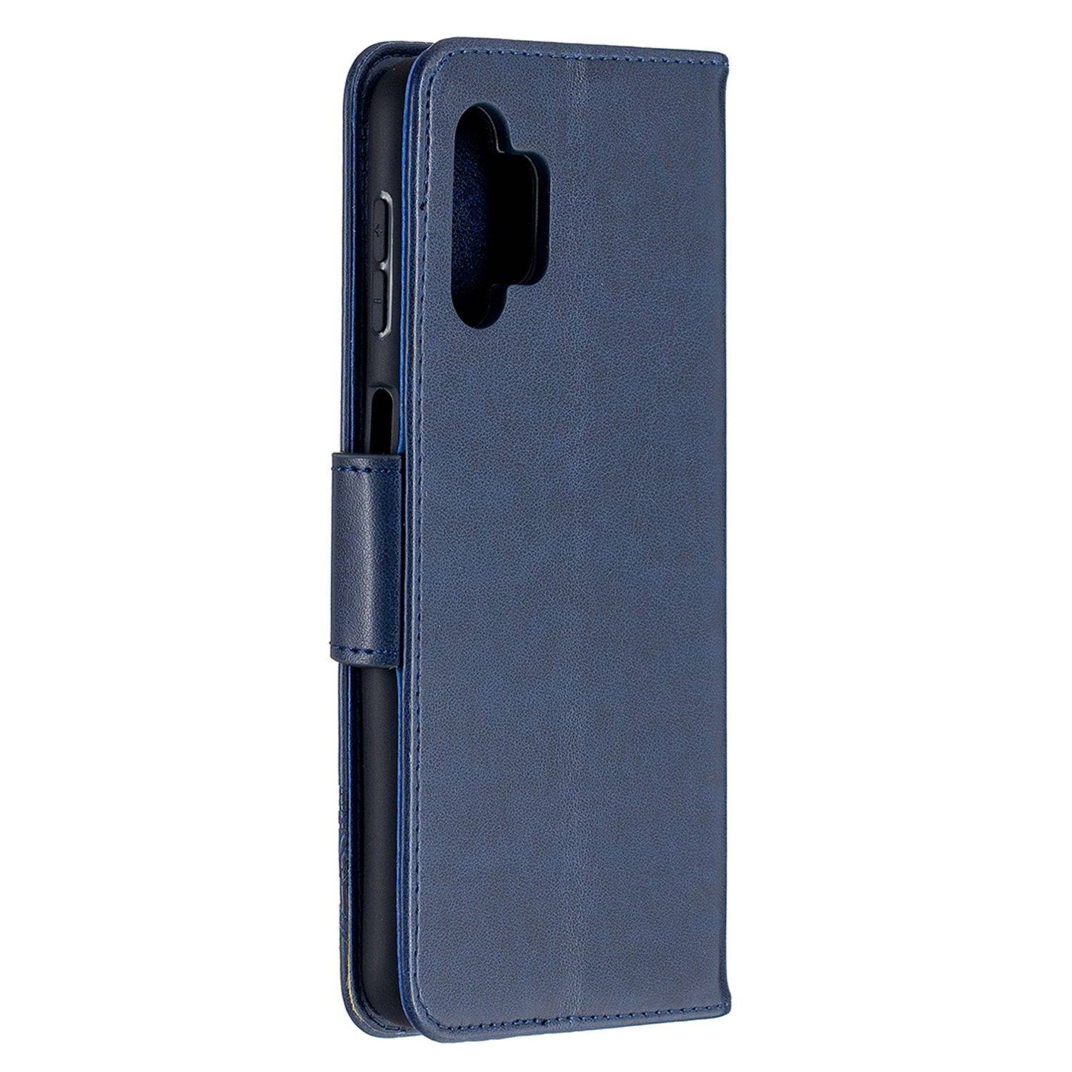 Hülle kompatibel mit Samsung Galaxy A32 5G Kunstleder Handyhülle - Handy Case Blau