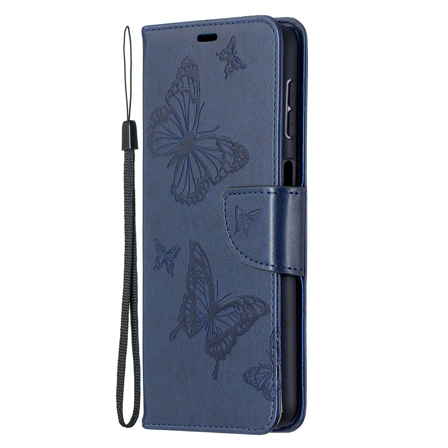 Hülle kompatibel mit Samsung Galaxy A32 5G Kunstleder Handyhülle - Handy Case Blau