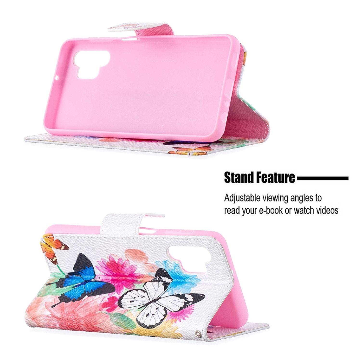Samsung Galaxy A32 5G Handyhülle Bookcover Rosa