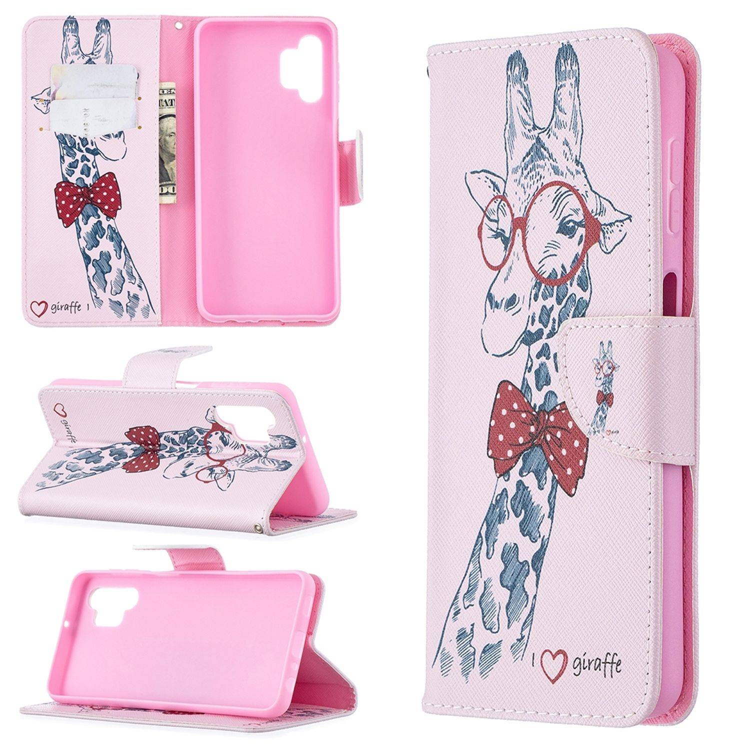 Samsung Galaxy A32 5G Handyhülle Bookcover Weiß