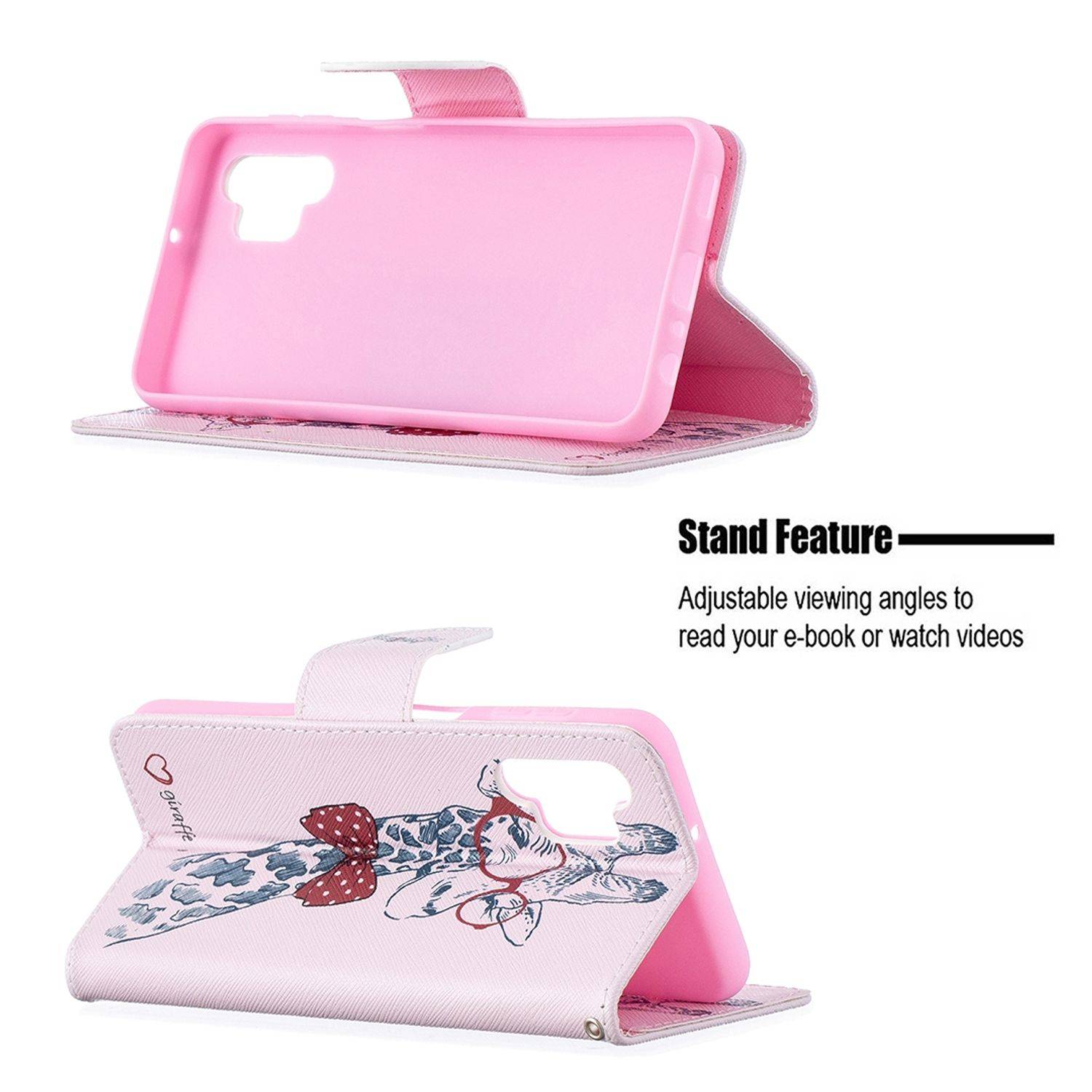 Samsung Galaxy A32 5G Handyhülle Bookcover Weiß