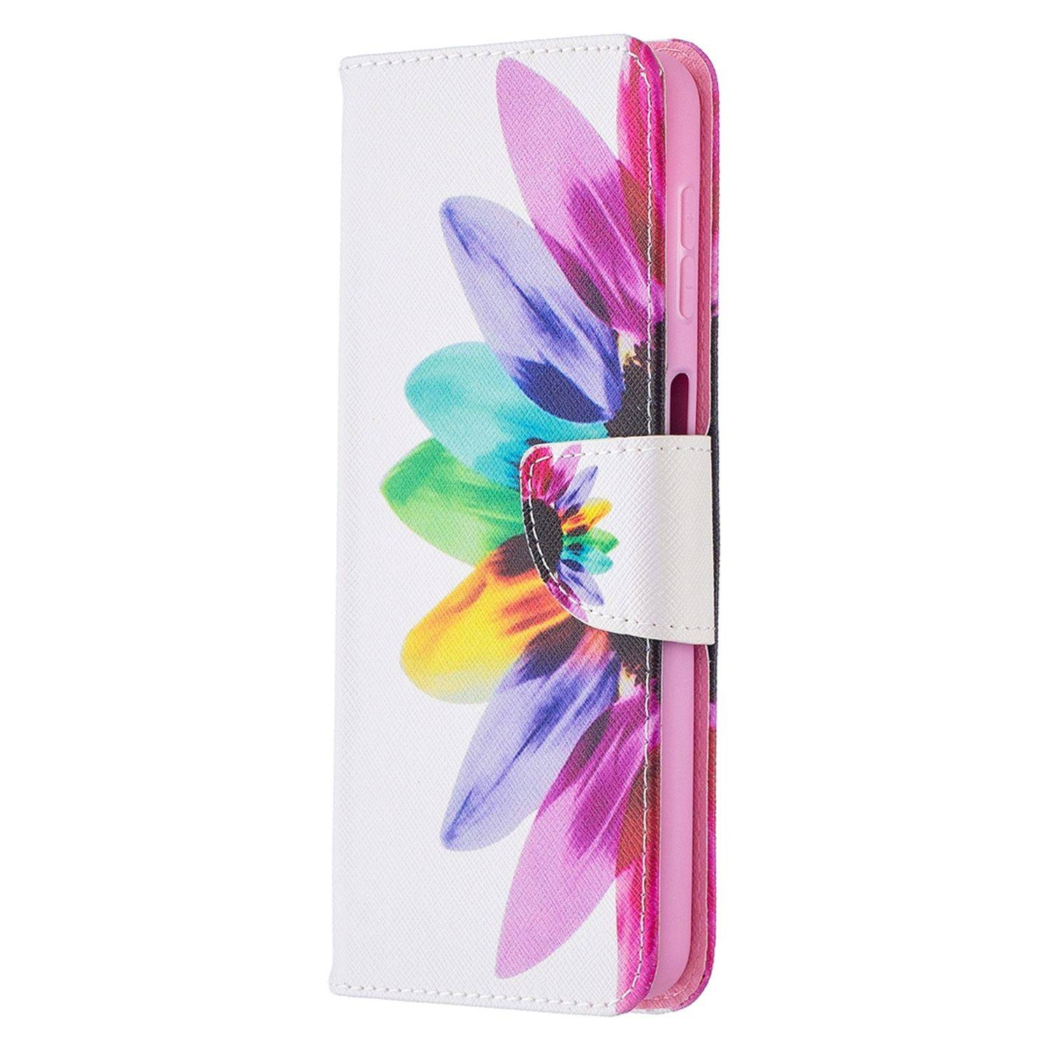 Hülle kompatibel mit Samsung Galaxy A32 5G Kunstleder Handyhülle - Handy Case Rosa