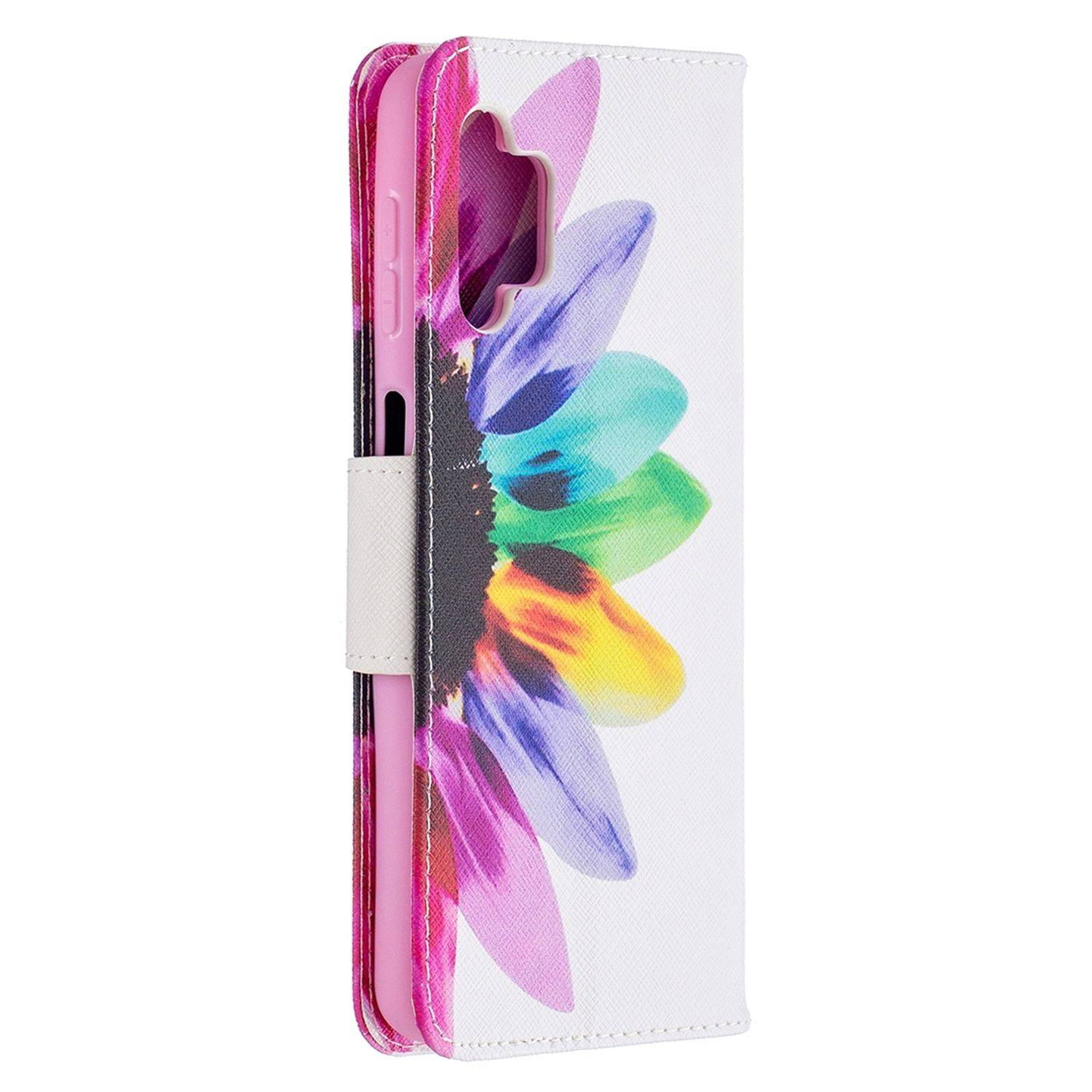 Hülle kompatibel mit Samsung Galaxy A32 5G Kunstleder Handyhülle - Handy Case Rosa