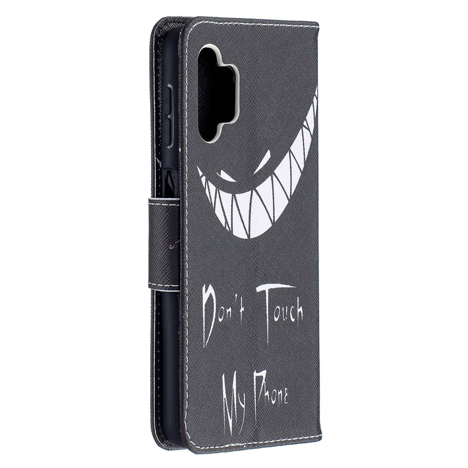Hülle kompatibel mit Samsung Galaxy A32 5G Kunstleder Handyhülle - Handy Case Schwarz