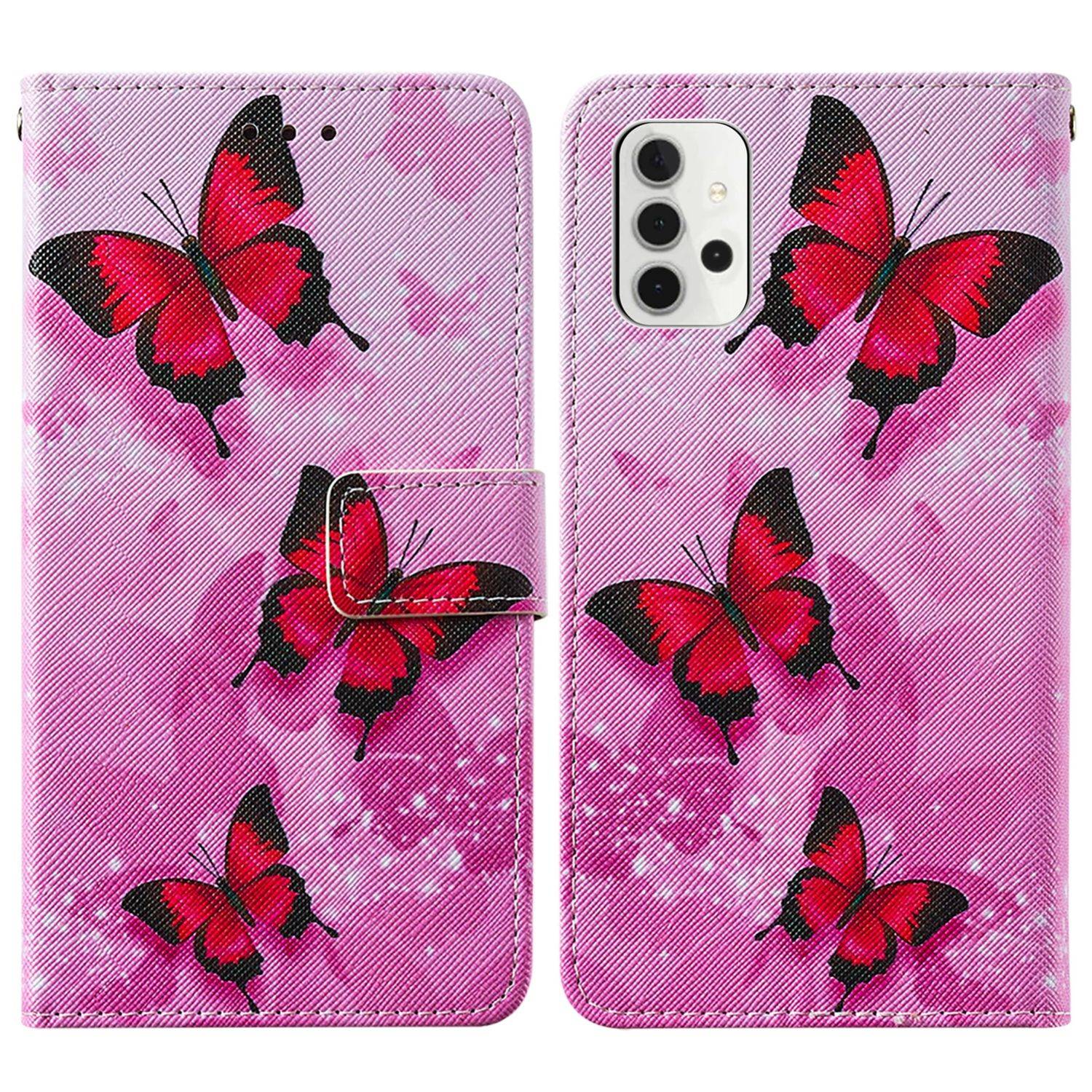 Samsung Galaxy A32 5G Handyhülle Bookcover Rosa