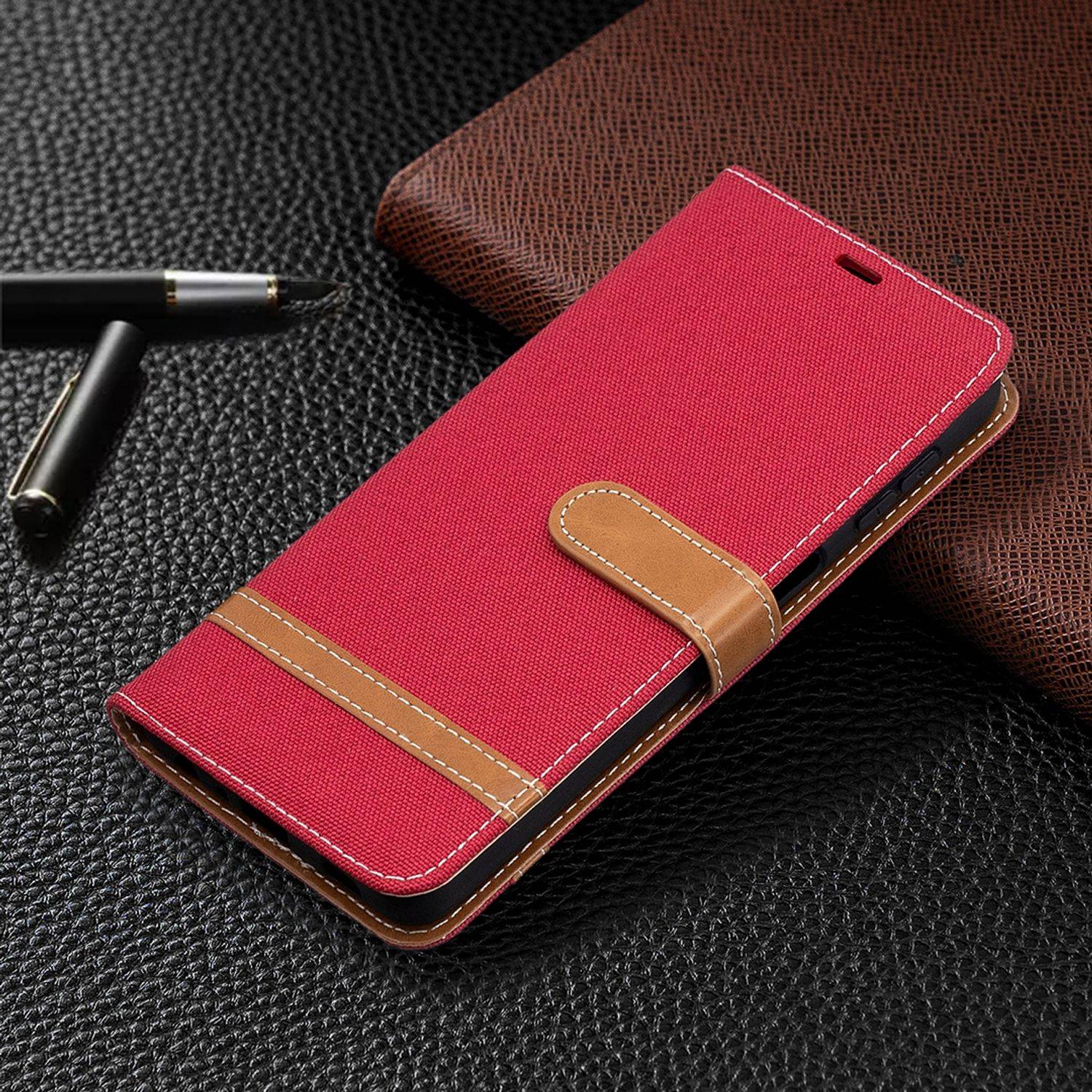 Samsung Galaxy A32 5G Handyhülle Bookcover Rot