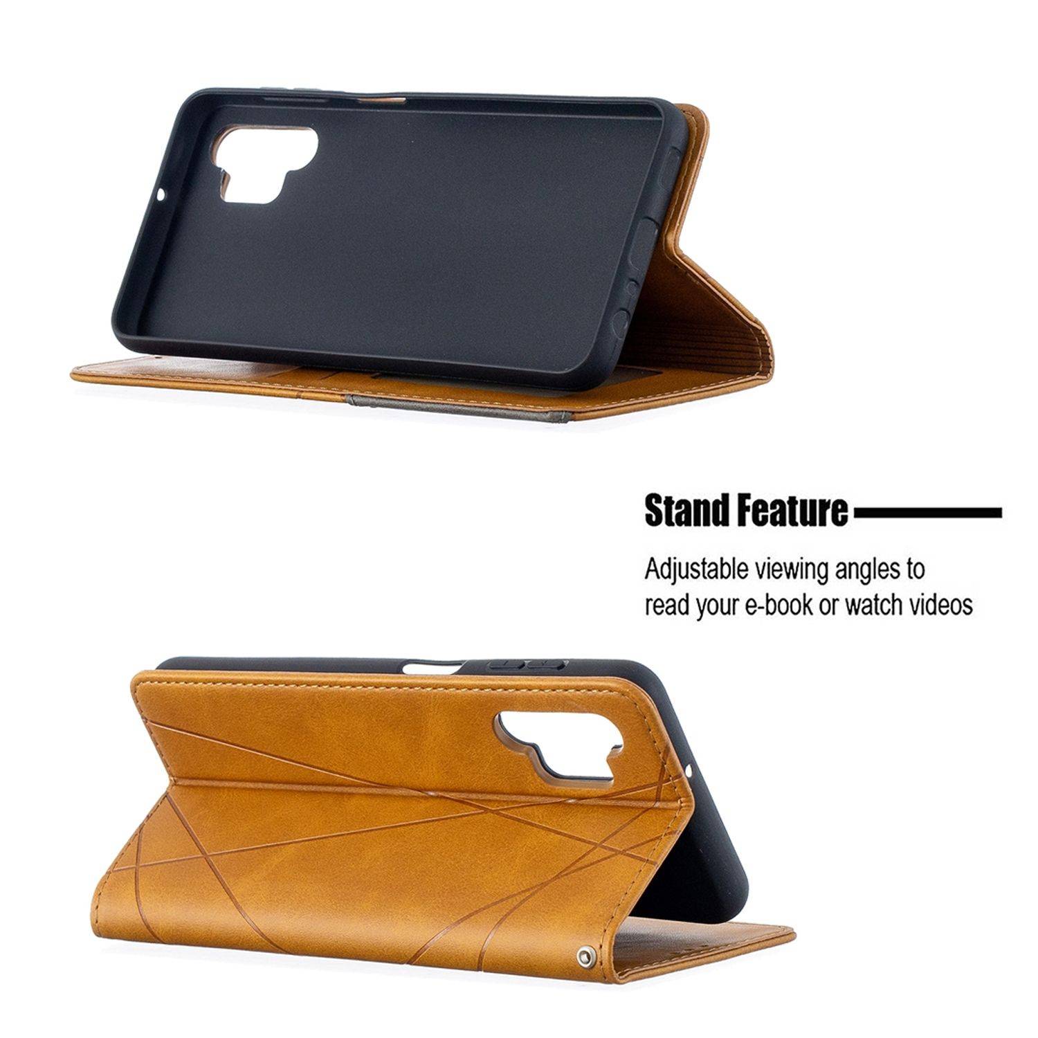 Samsung Galaxy A32 5G Handyhülle Bookcover Gelb