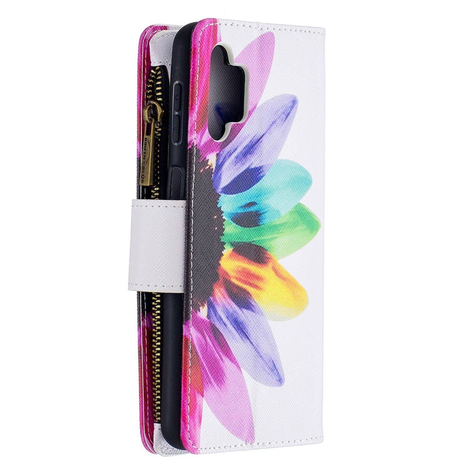 Samsung Galaxy A32 5G Handyhülle Bookcover Weiß