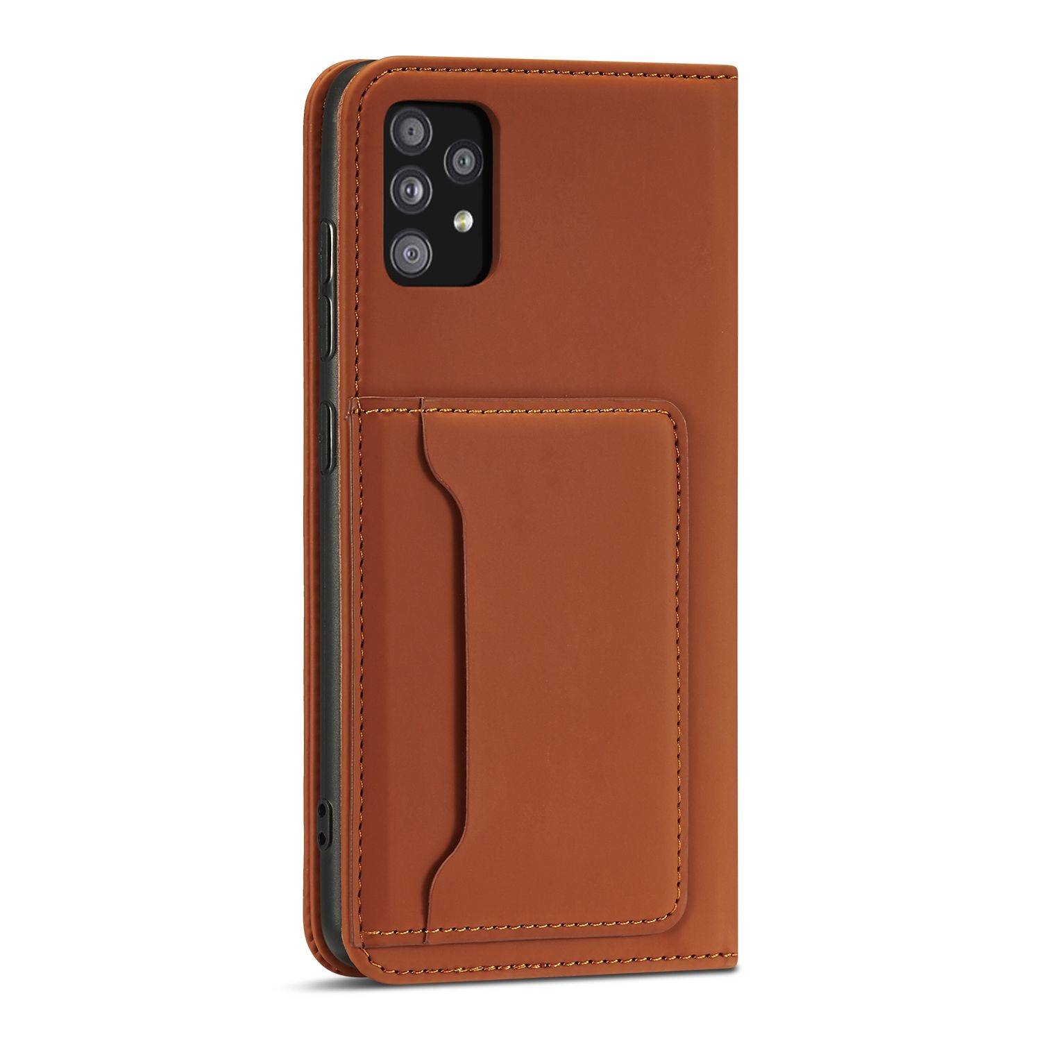 Samsung Galaxy A32 5G Handyhülle Bookcover Braun