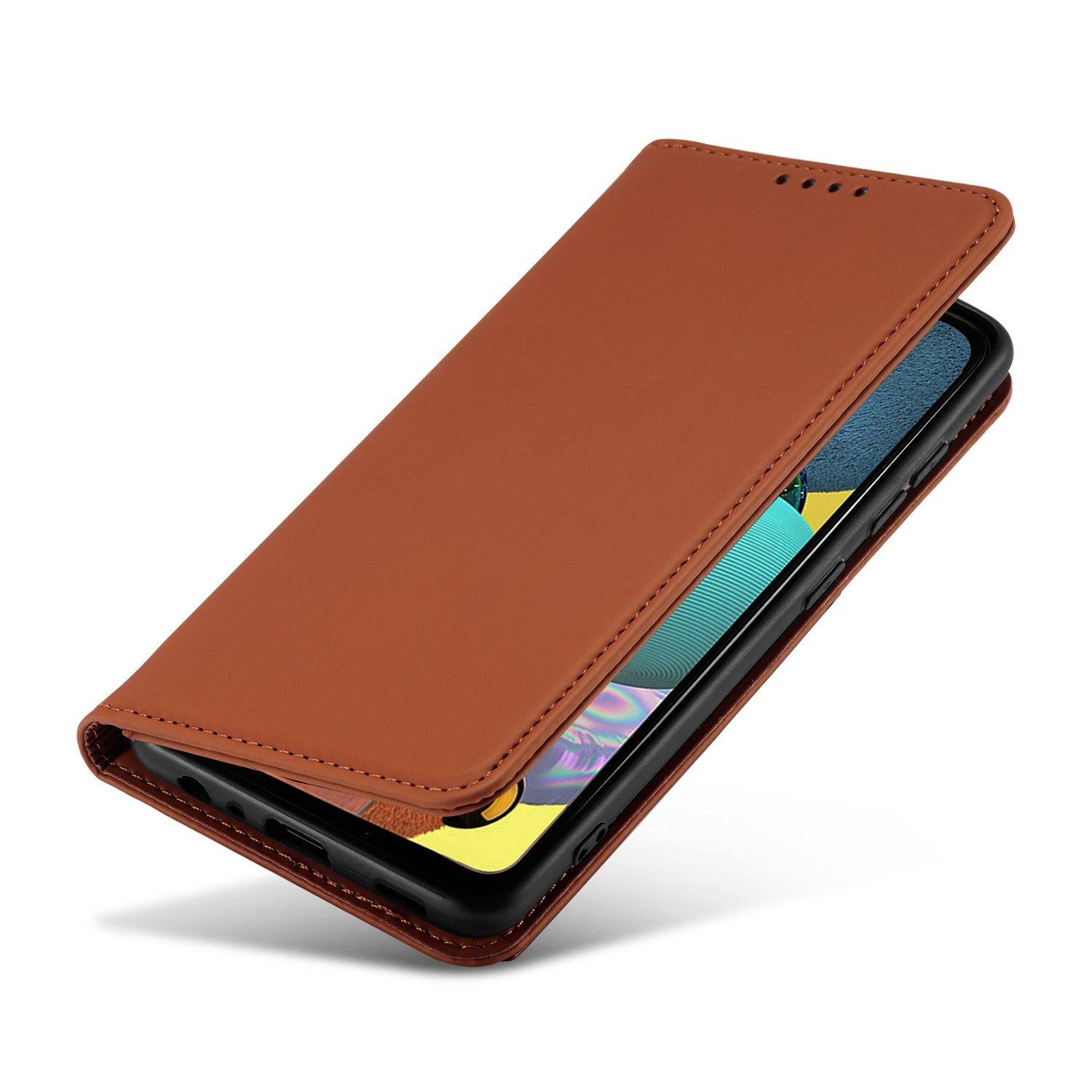 Samsung Galaxy A32 5G Handyhülle Bookcover Braun