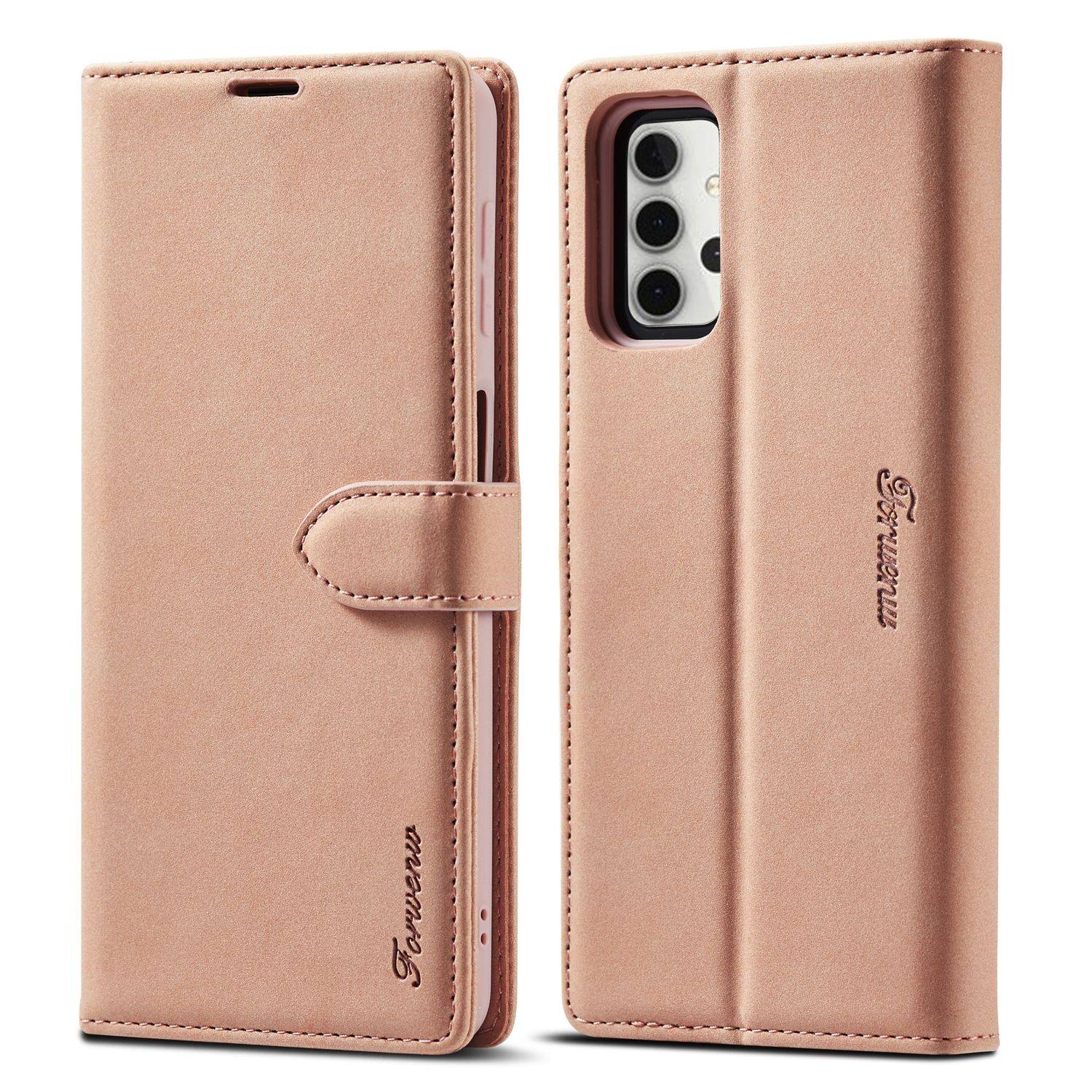 Samsung Galaxy A32 5G Handyhülle Bookcover Rosa