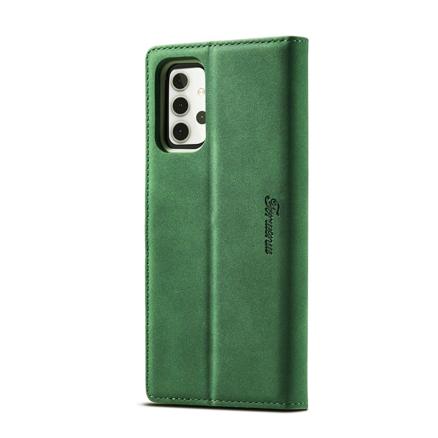 Samsung Galaxy A32 5G Handyhülle Bookcover Grün