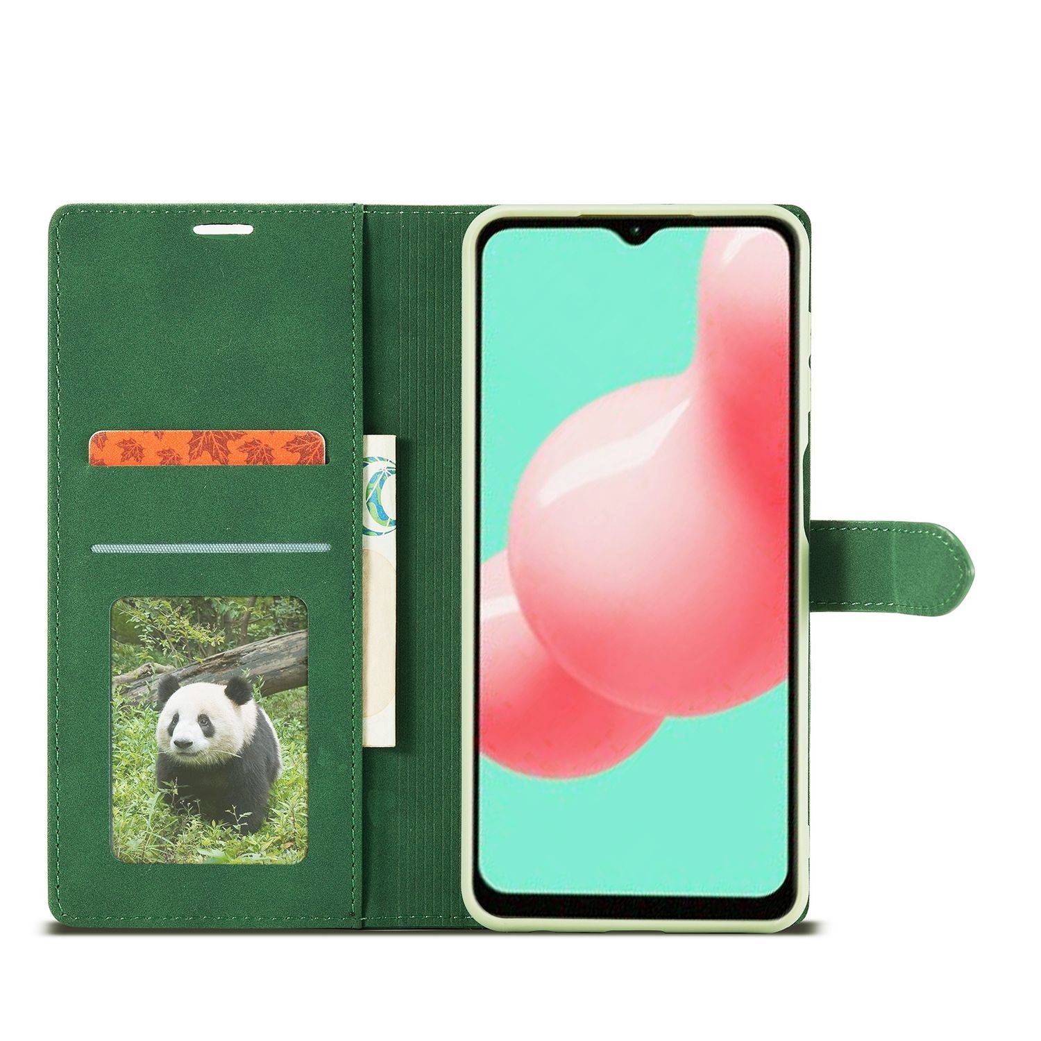 Samsung Galaxy A32 5G Handyhülle Bookcover Grün