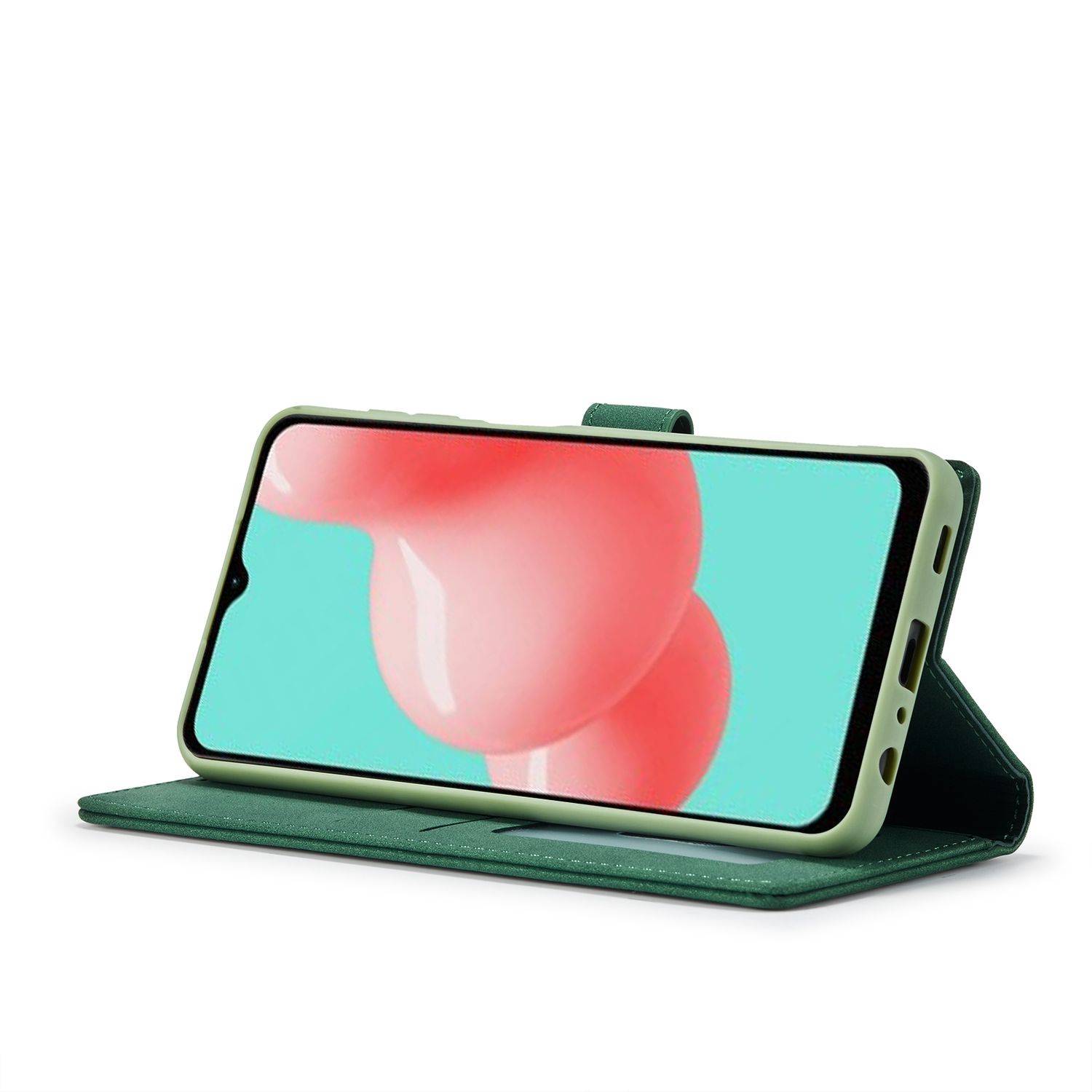 Samsung Galaxy A32 5G Handyhülle Bookcover Grün