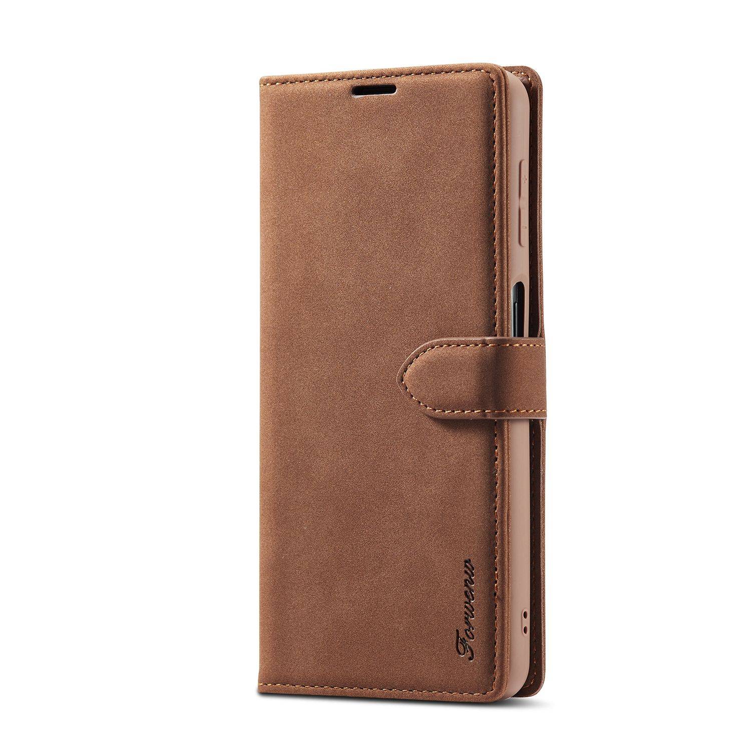 Samsung Galaxy A32 5G Handyhülle Bookcover Braun