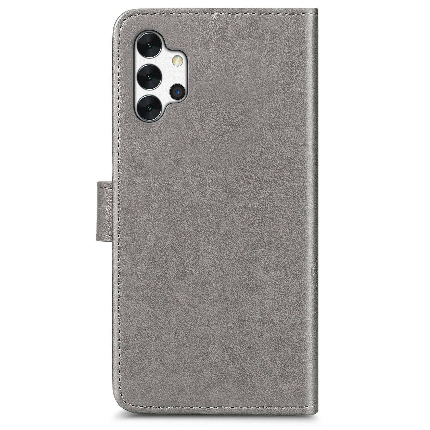 Samsung Galaxy A32 5G Handyhülle Bookcover Grau