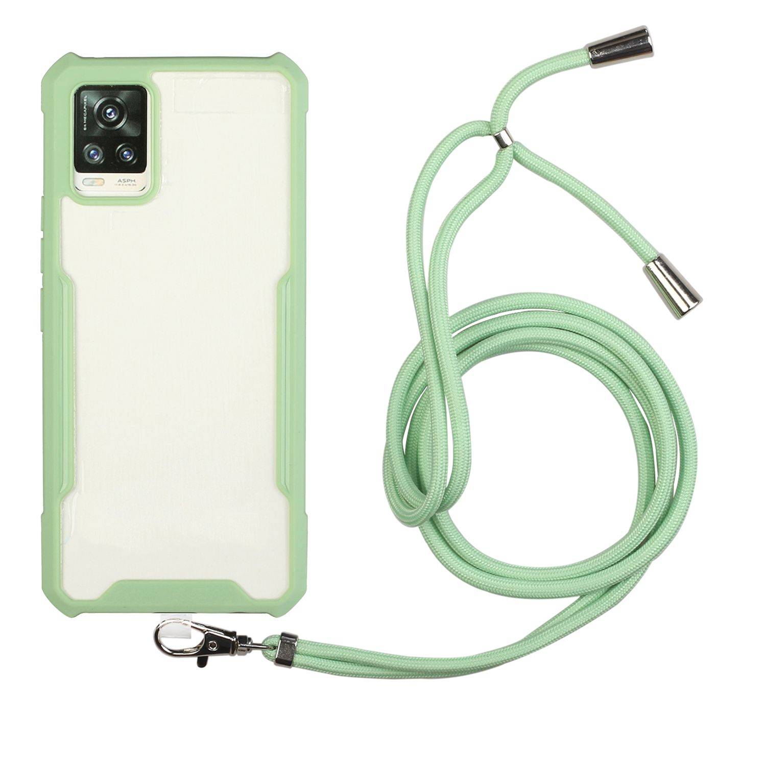 Hülle kompatibel mit Samsung Galaxy A52 4G / 5G / A52s Kunststoff Handykette Cover - Case Handyhülle Grün