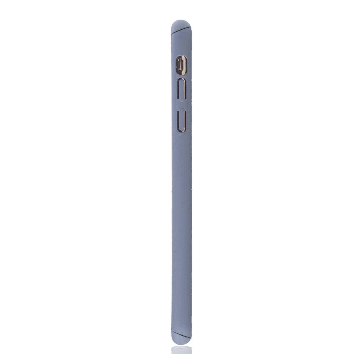 Apple iPhone XS Max Handyhülle 360 Grad Schutz Full Cover Grau