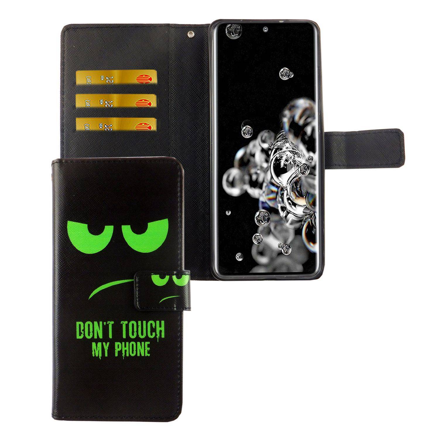 Samsung Galaxy S20 Ultra Handyhülle Bookcover Schwarz