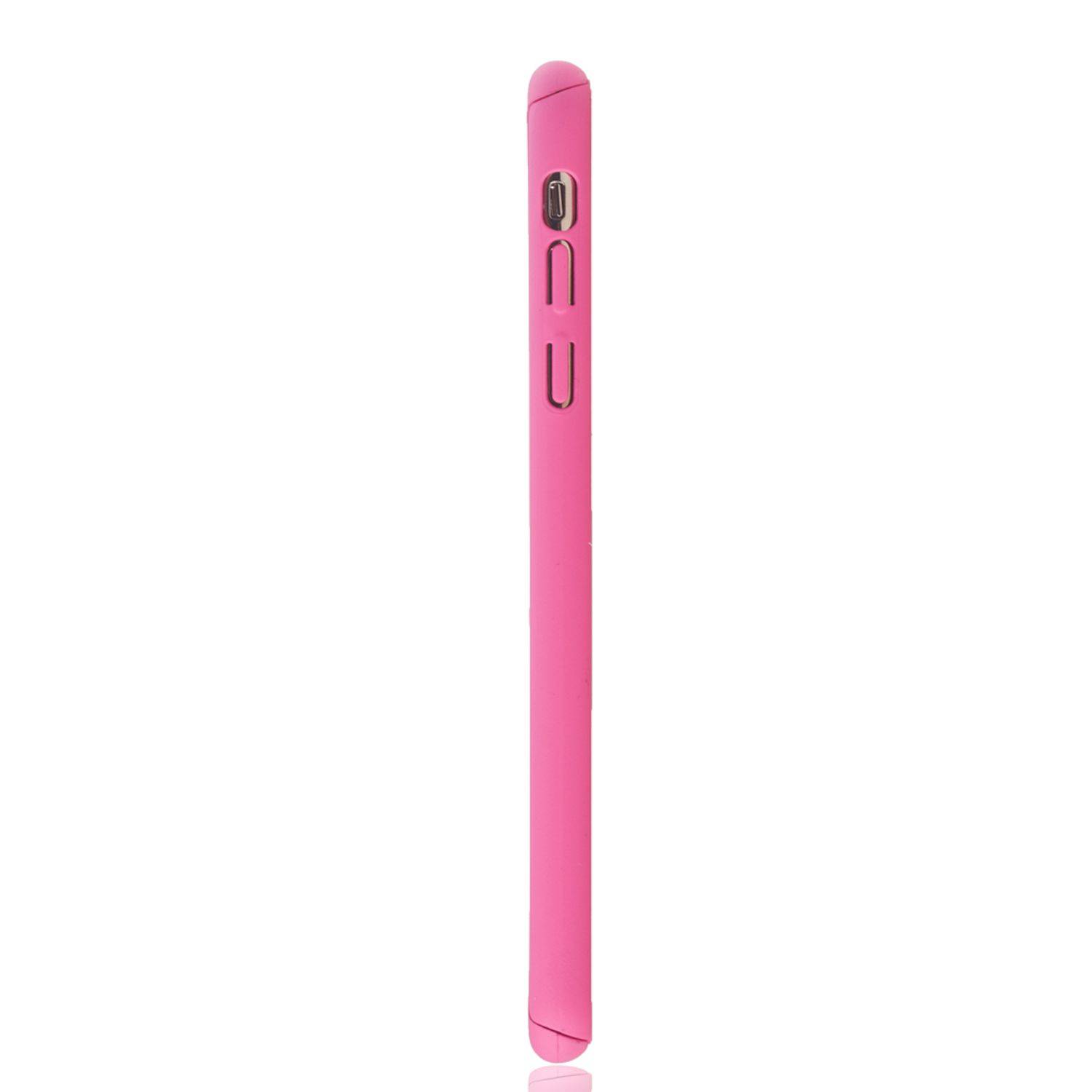 Apple iPhone XS Max Handyhülle 360 Grad Schutz Full Cover Rosa