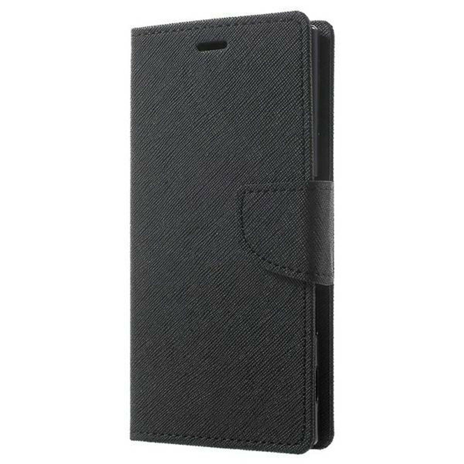 Apple iPhone 12 Pro Max Handyhülle Bookcover Schwarz