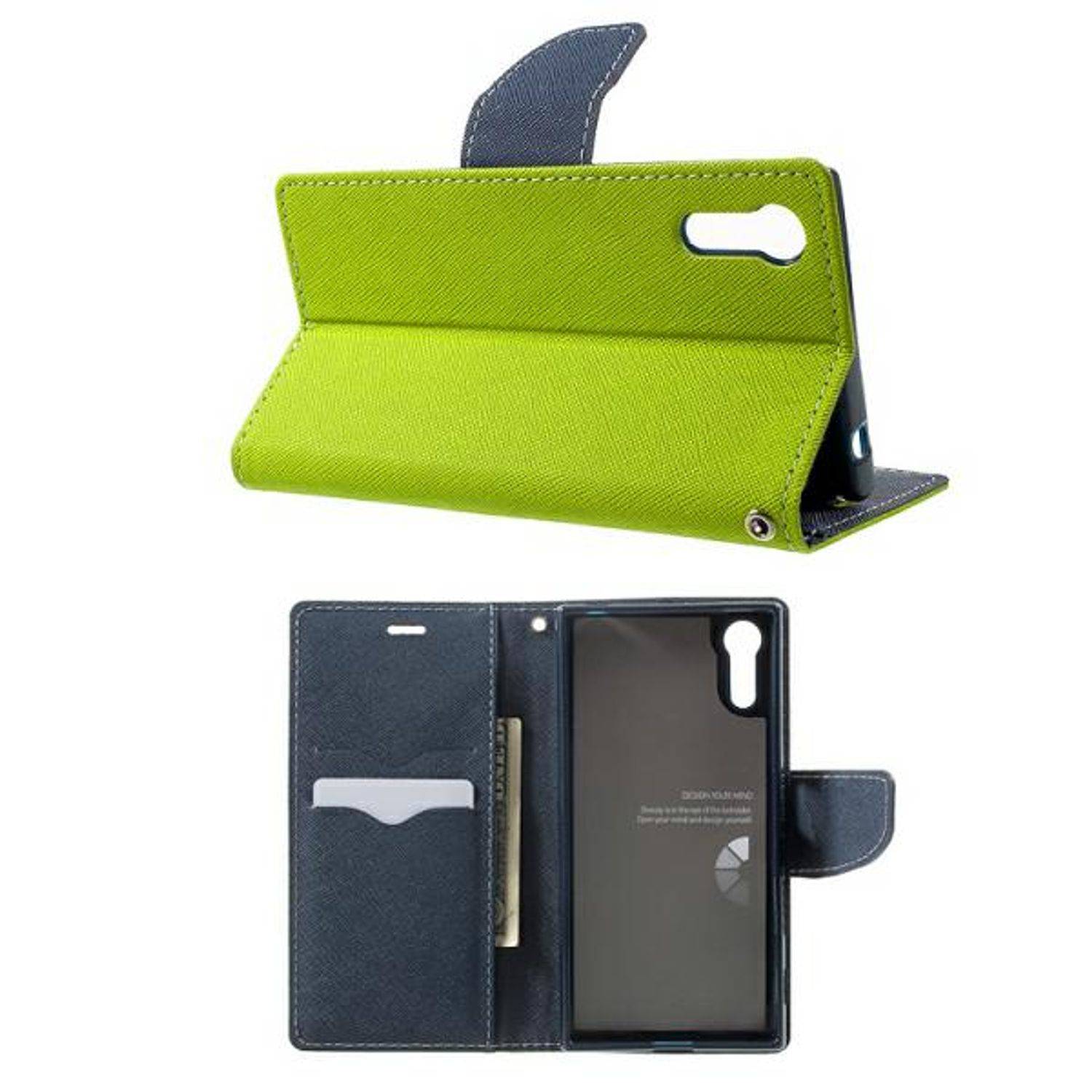 Samsung Galaxy A42 5G Handyhülle Bookcover Grün