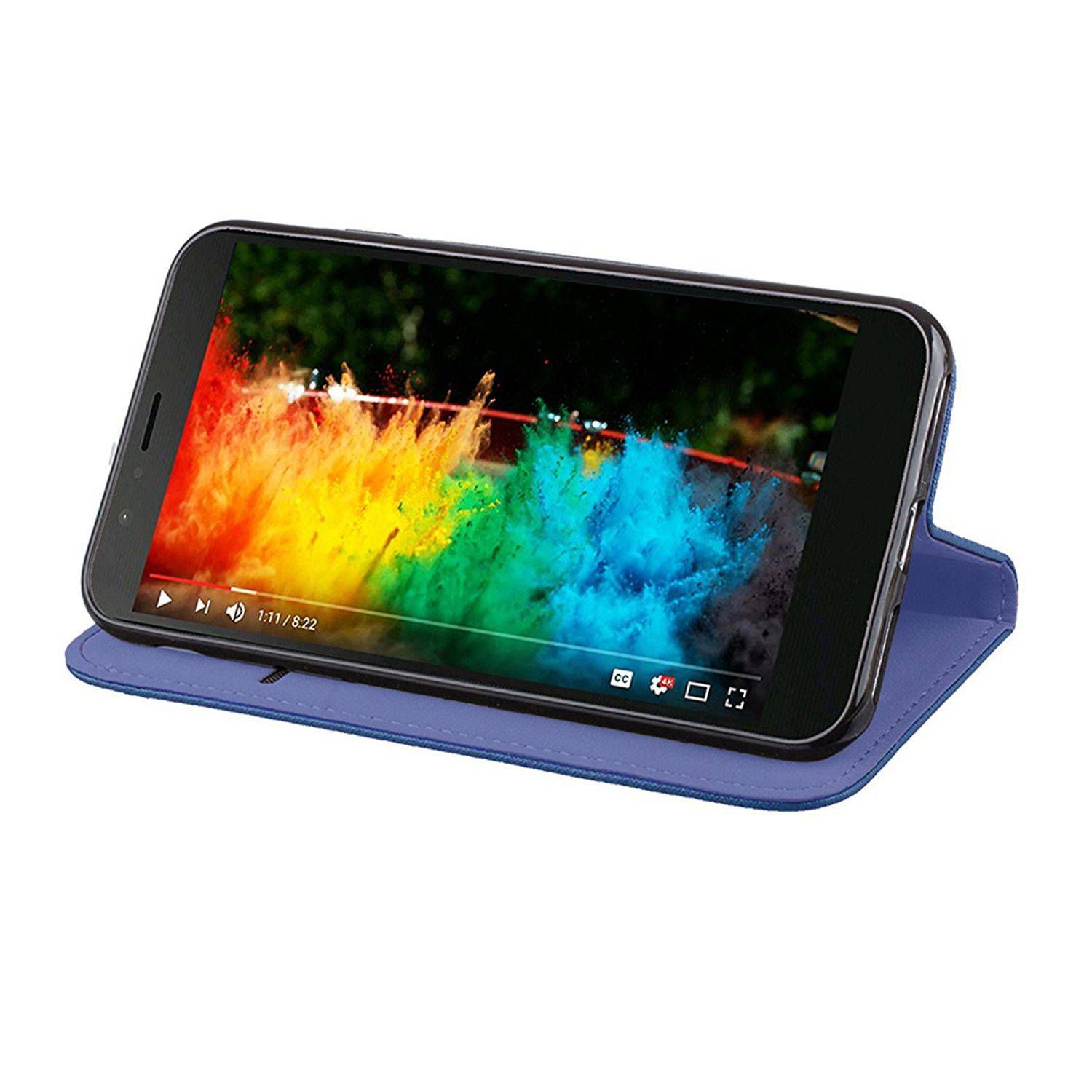 Apple iPhone 12 Mini Handyhülle Bookcover Blau