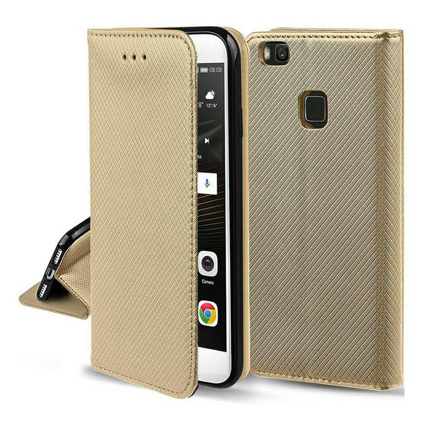 Huawei P40 Lite 5G Handyhülle Bookcover Gold