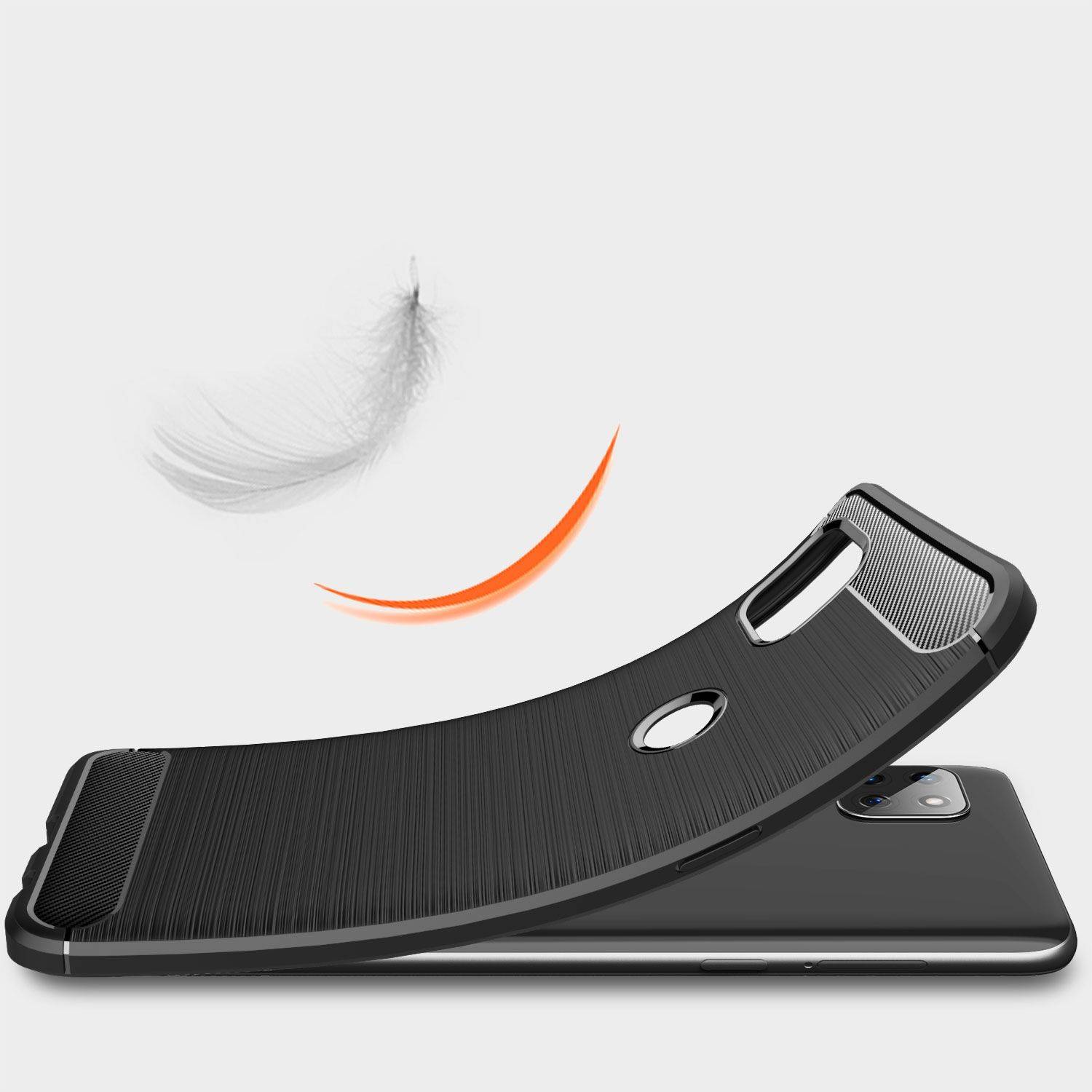 Motorola Moto G 5G Handyhülle Backcover Schwarz