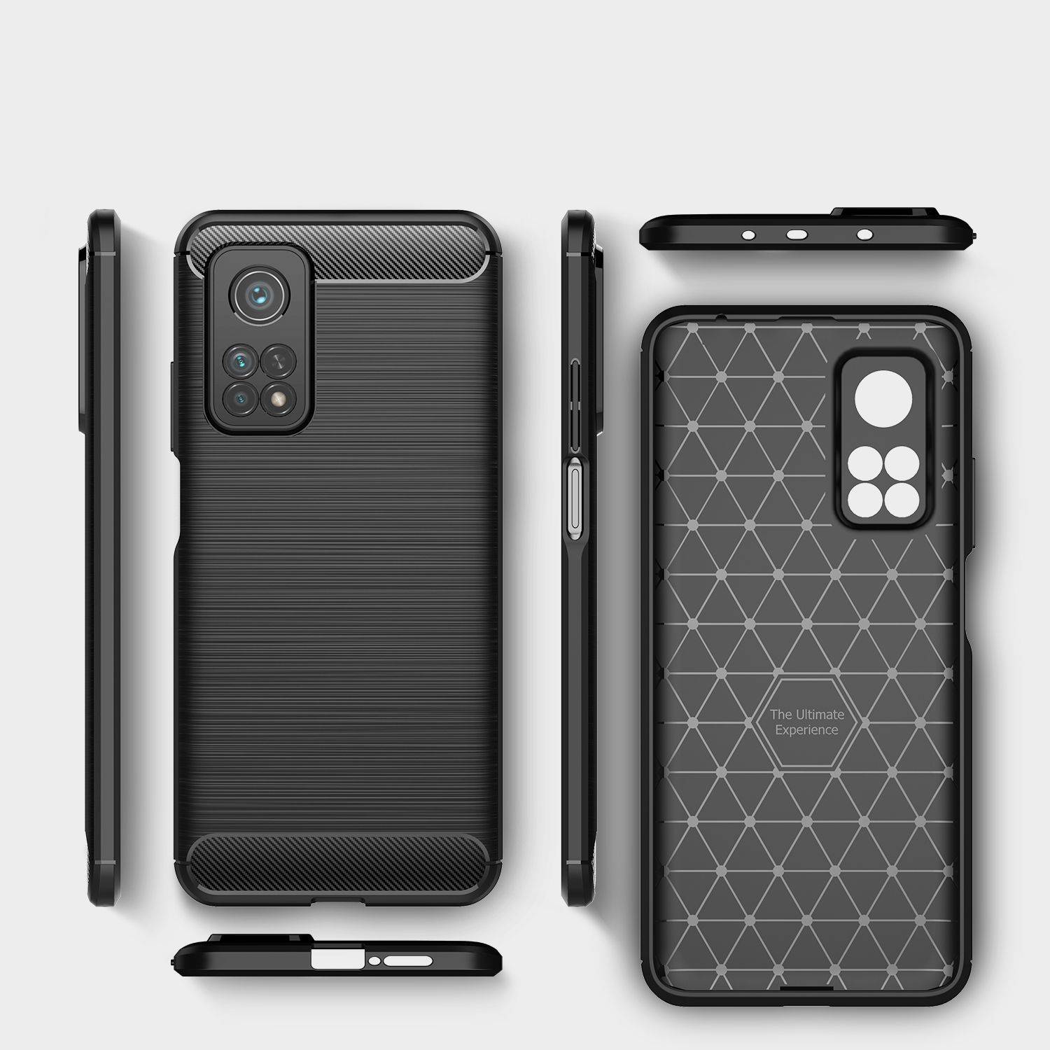 Xiaomi Mi 10T Pro Handyhülle Backcover Schwarz