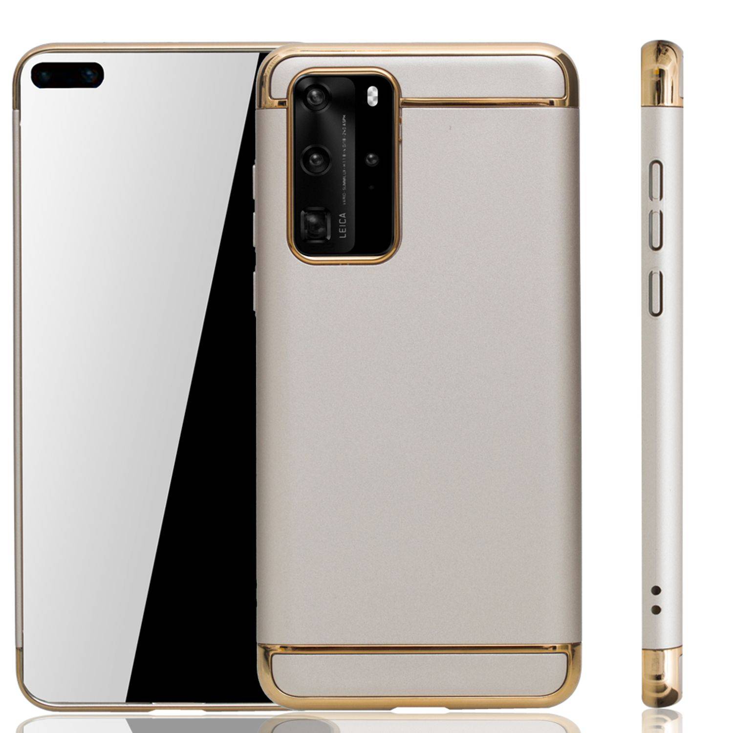 Huawei P40 Handyhülle Backcover Gold