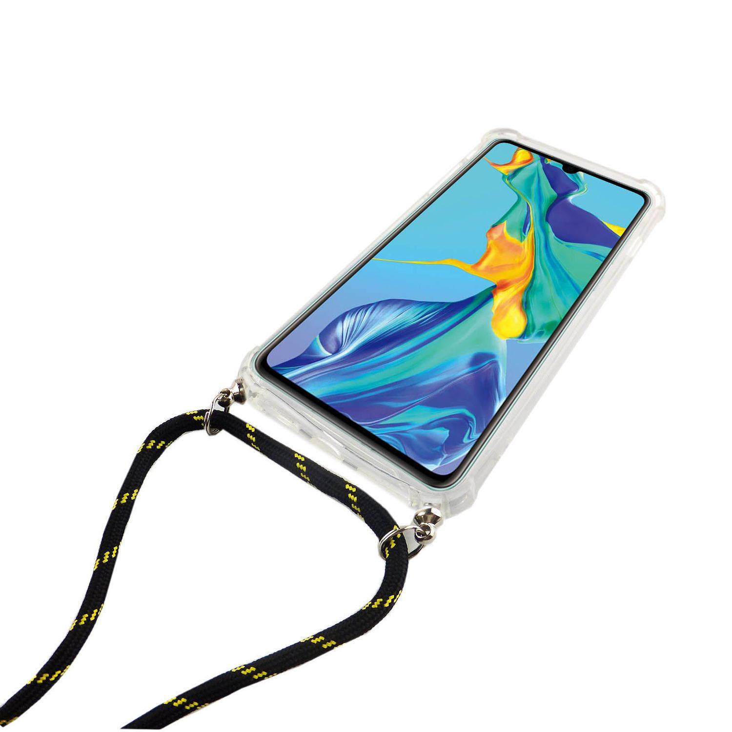 Huawei P30 Handykette Handyhülle Umhängetasche Transparent