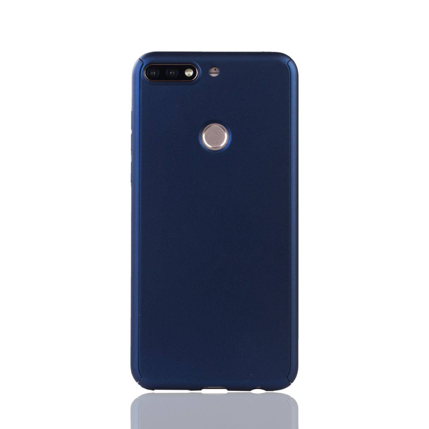 Huawei Honor 7C Handyhülle 360 Grad Schutz Full Cover Blau