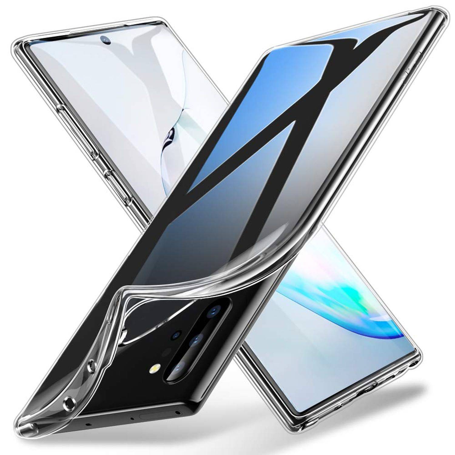 Samsung Galaxy Note 10 Plus Handyhülle Ultra Dünn Bumper Backcover Transparent