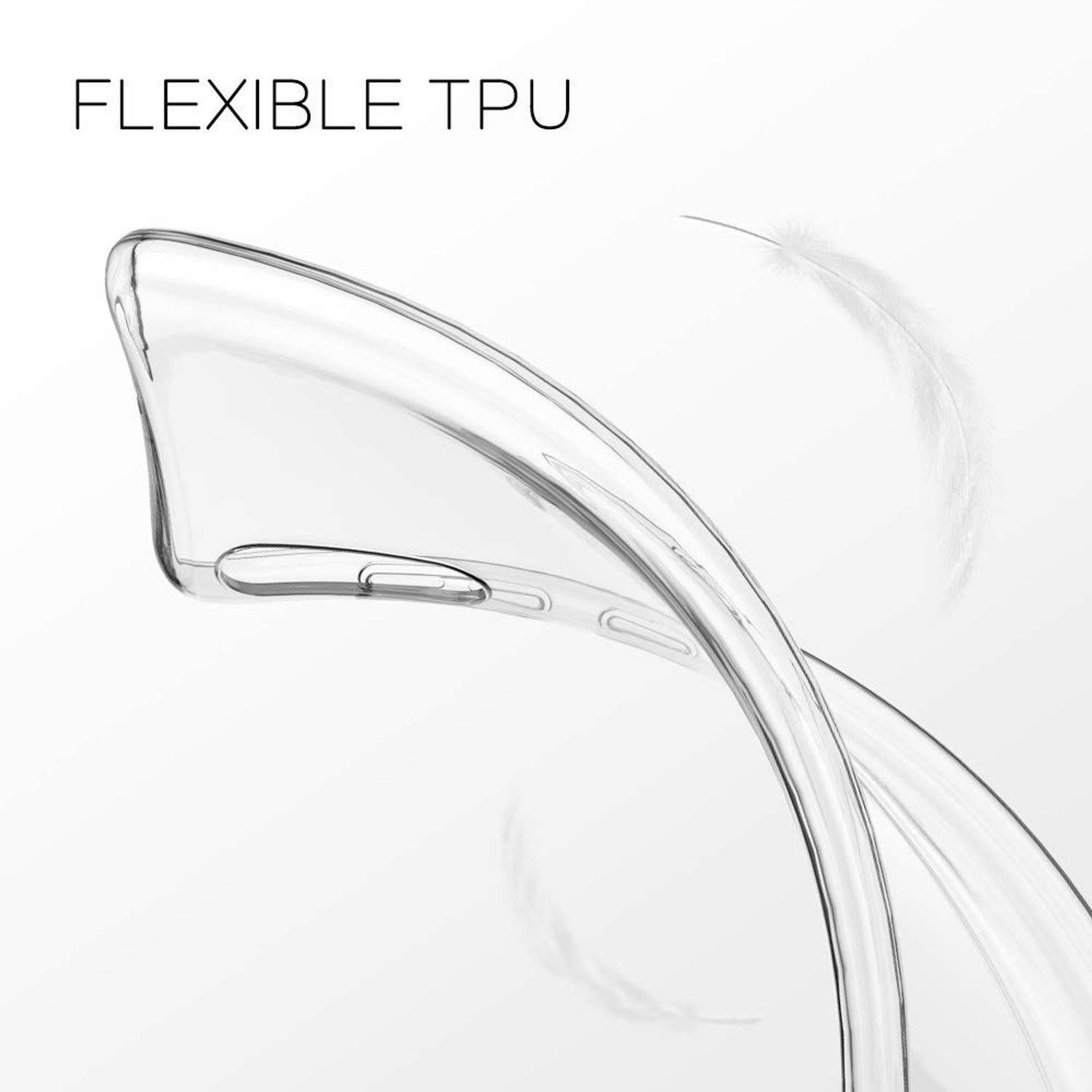 Samsung Galaxy A30s Handyhülle Ultra Dünn Bumper Backcover Transparent